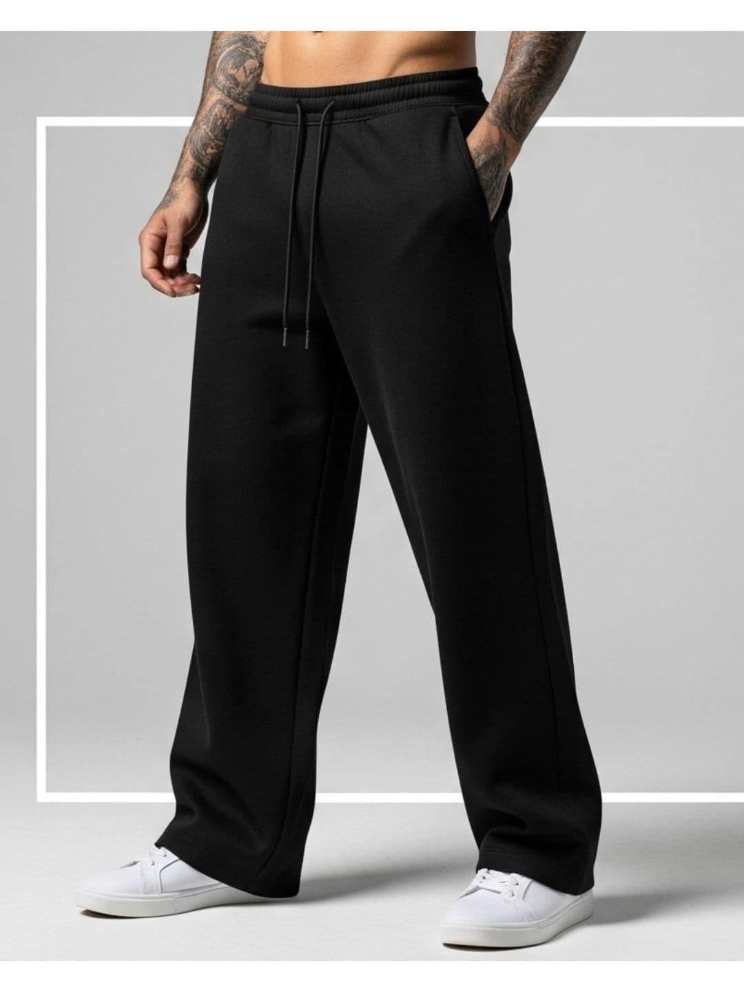Cloth N code Men Solid Oversized Fit Track Pant - view 1