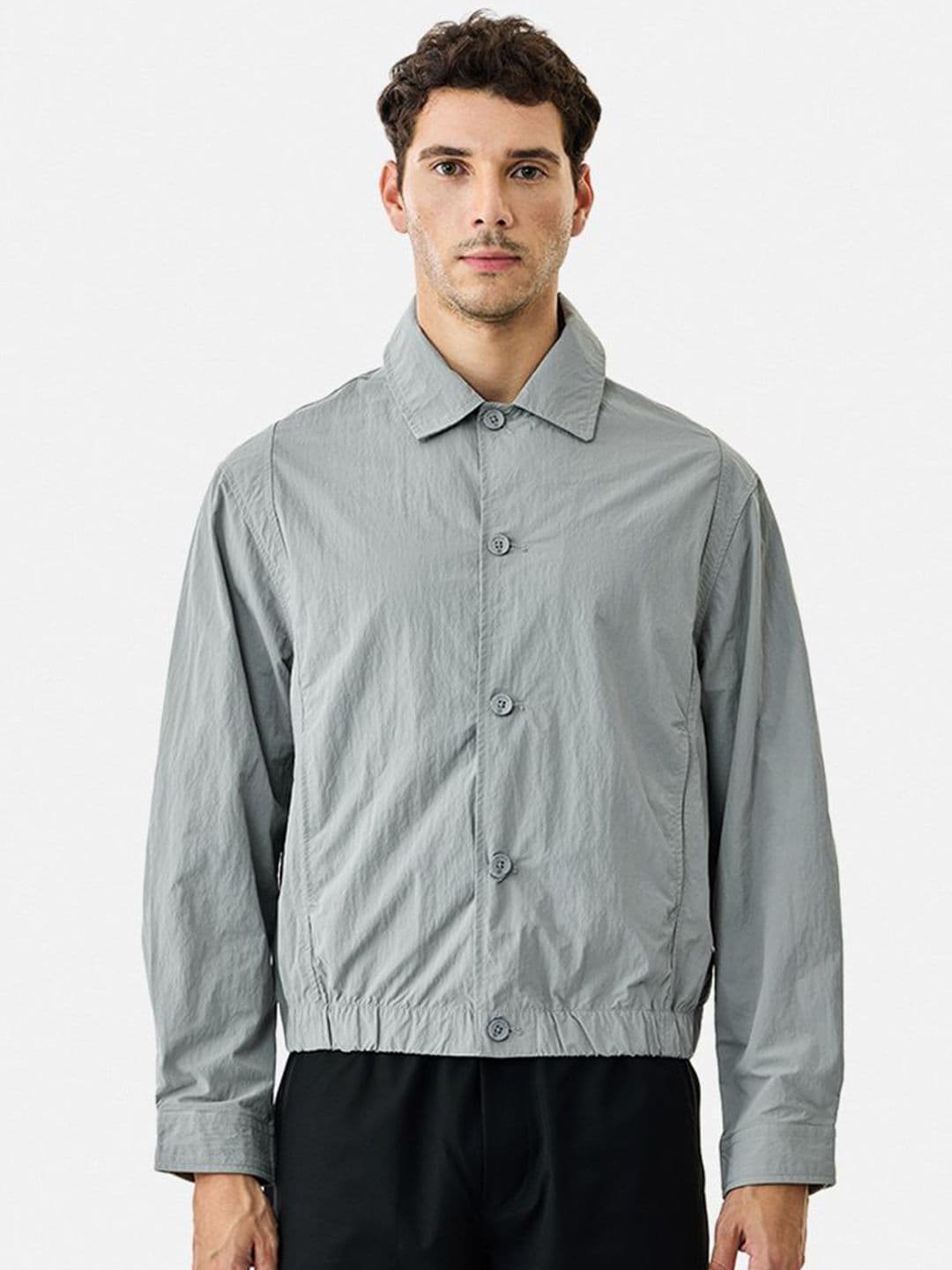 Snitch Grey Plain Jacket - view 1