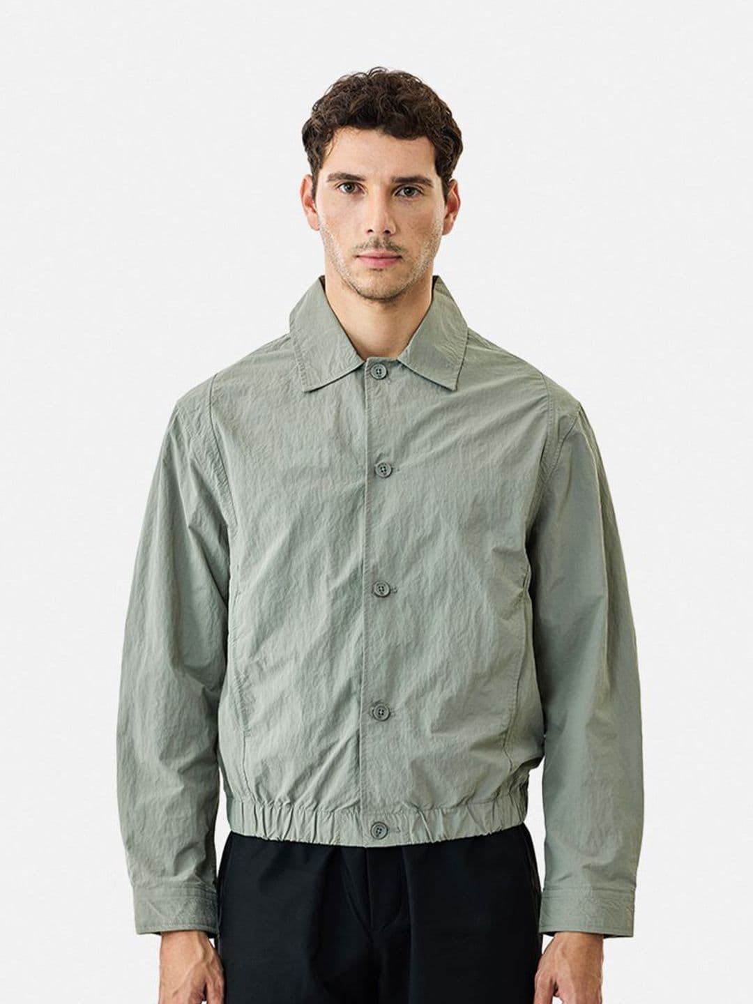 Snitch Green Plain Jacket - view 1