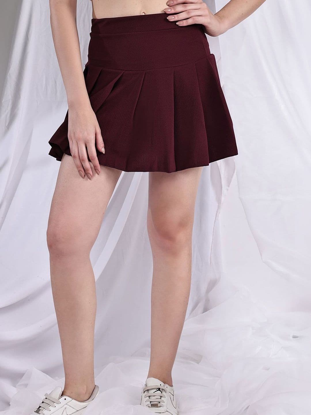 NEUDIS Pleated Flared Mini Skirt - view 1
