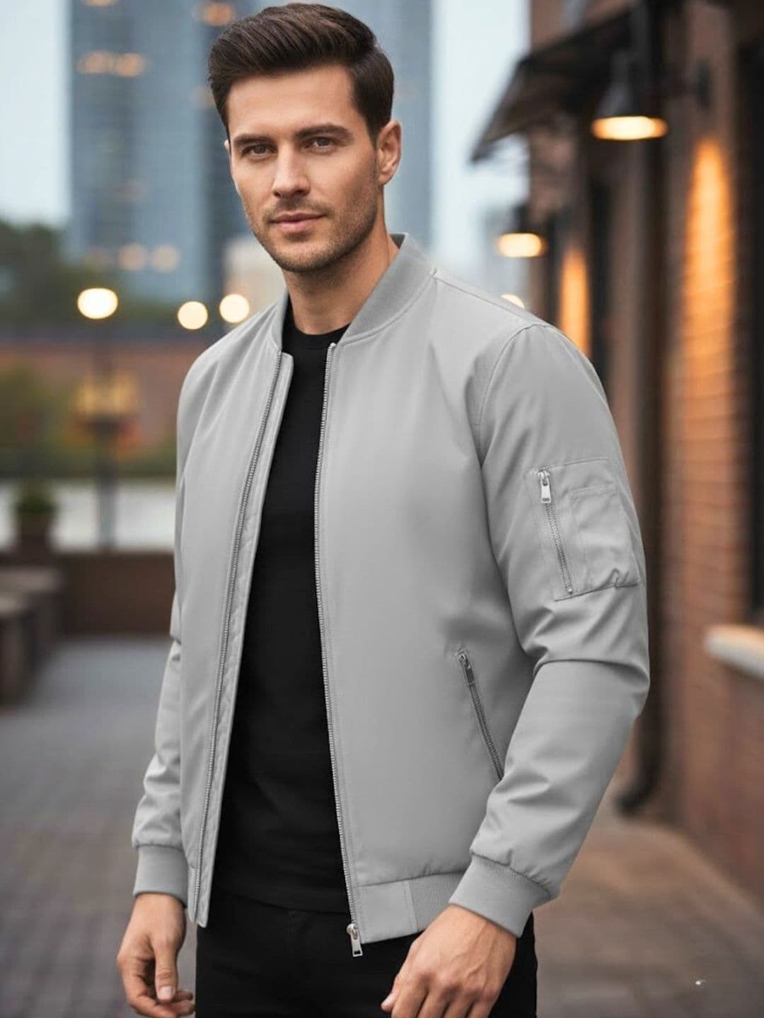 MIA FASHION Men Windcheater Bomber Jacket
