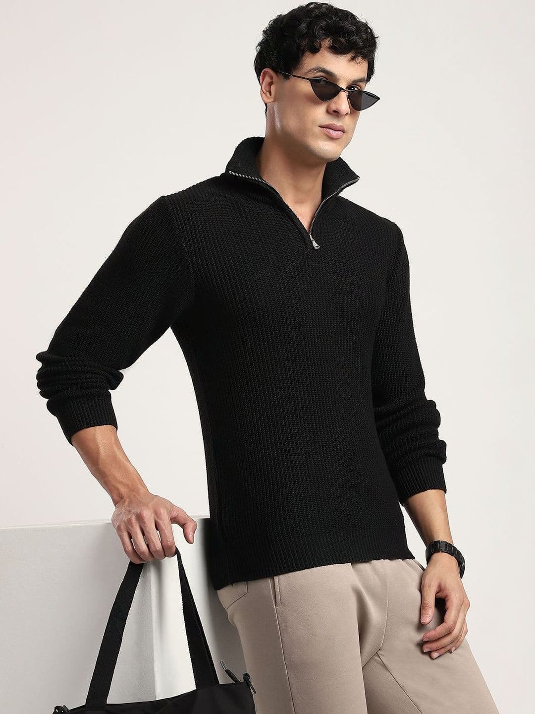 R&B Men Ribbed Pullover - view 1