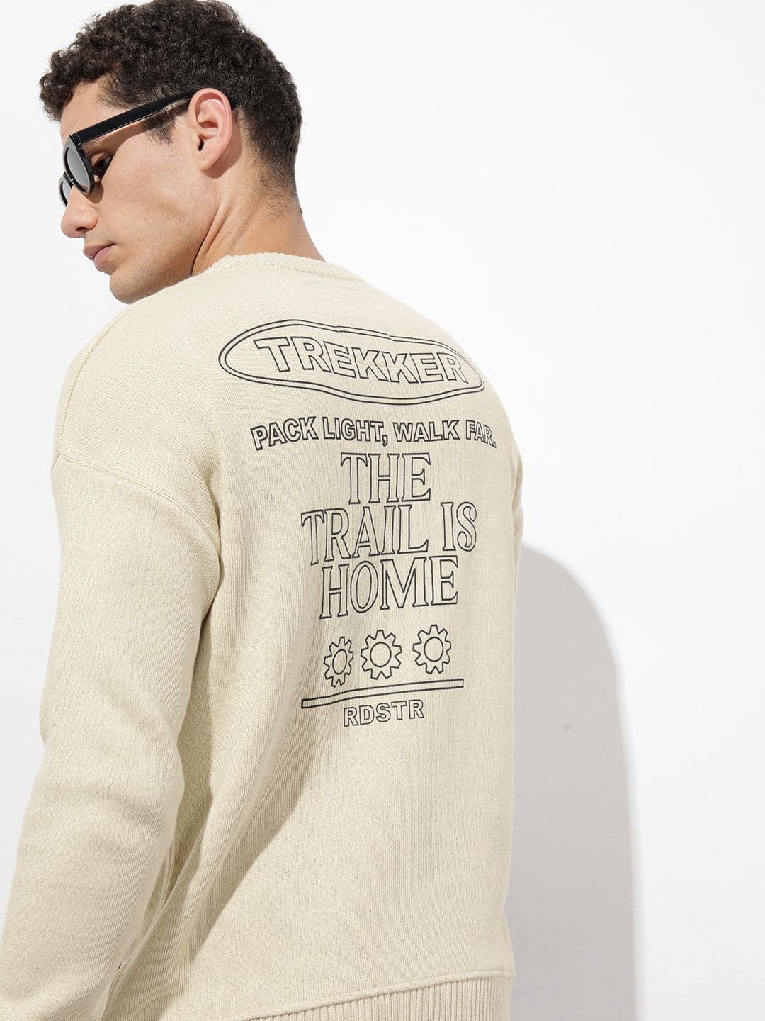 The Roadster Life Co. Typography Printed Pullover - view 1