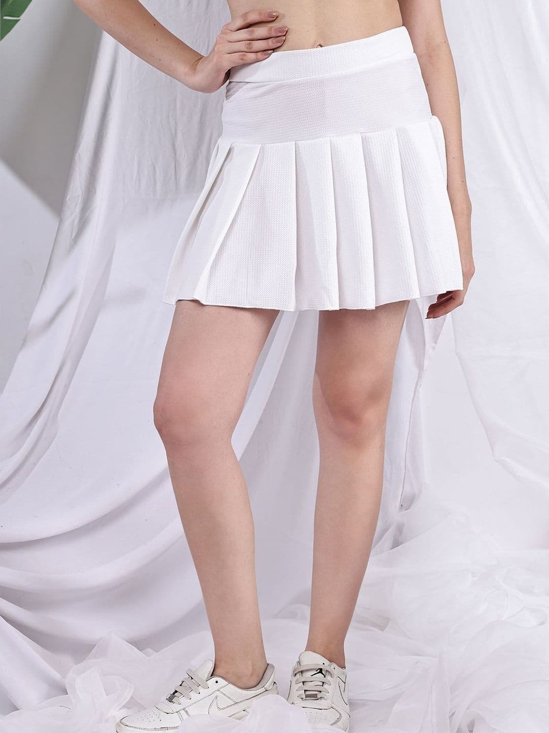 NEUDIS Flared Pleated Mini Skirt - view 1