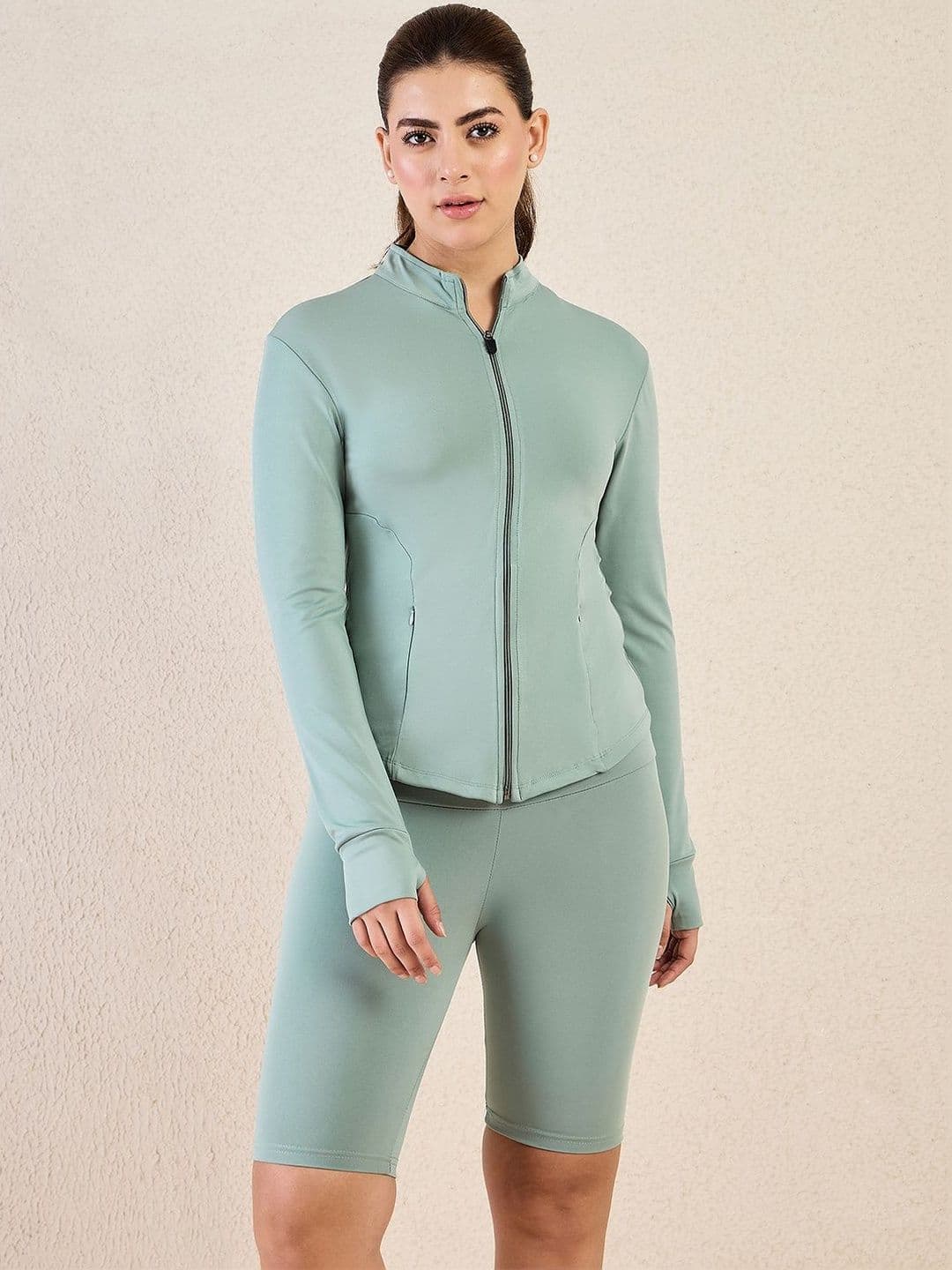 COLOR CAPITAL Women Lightweight Antimicrobial Training or Gym Sporty Jacket - view 1