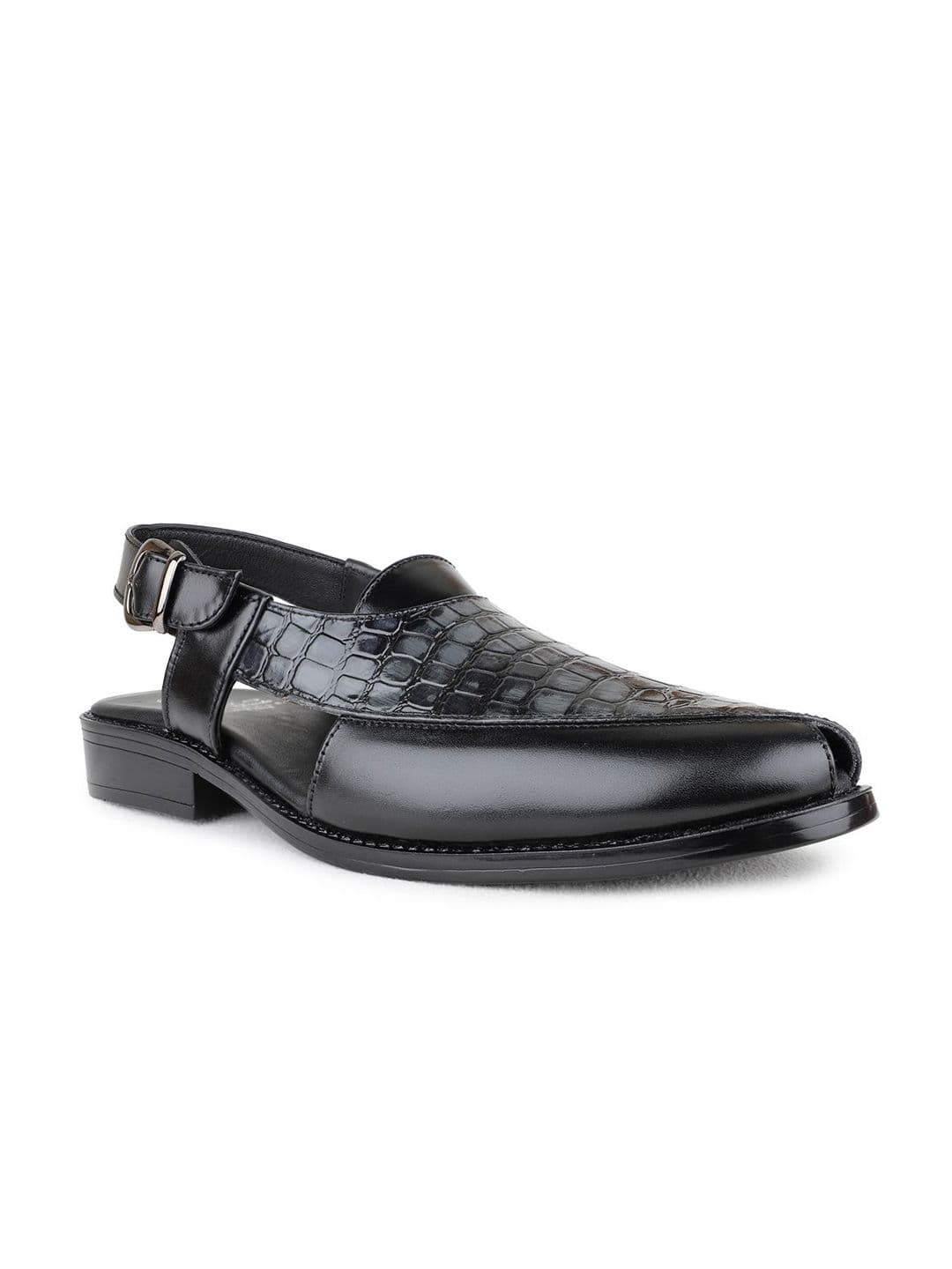 PRIVO by Inc.5 Men Leather Shoe-Style Round Toe Sandals - view 1