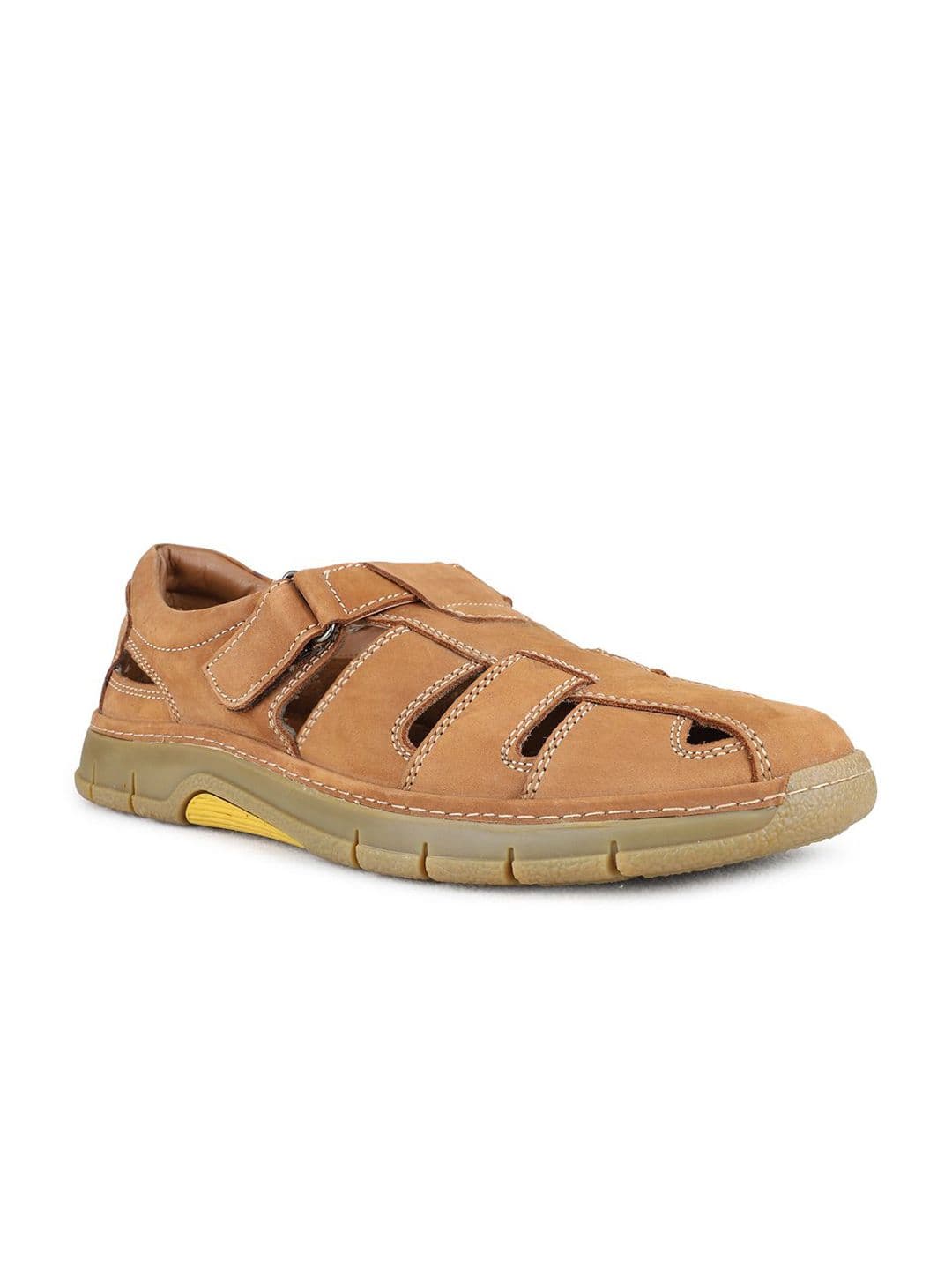 ATESBER by Inc.5 Men Leather Shoe-Style Round Toe Sandals - view 1