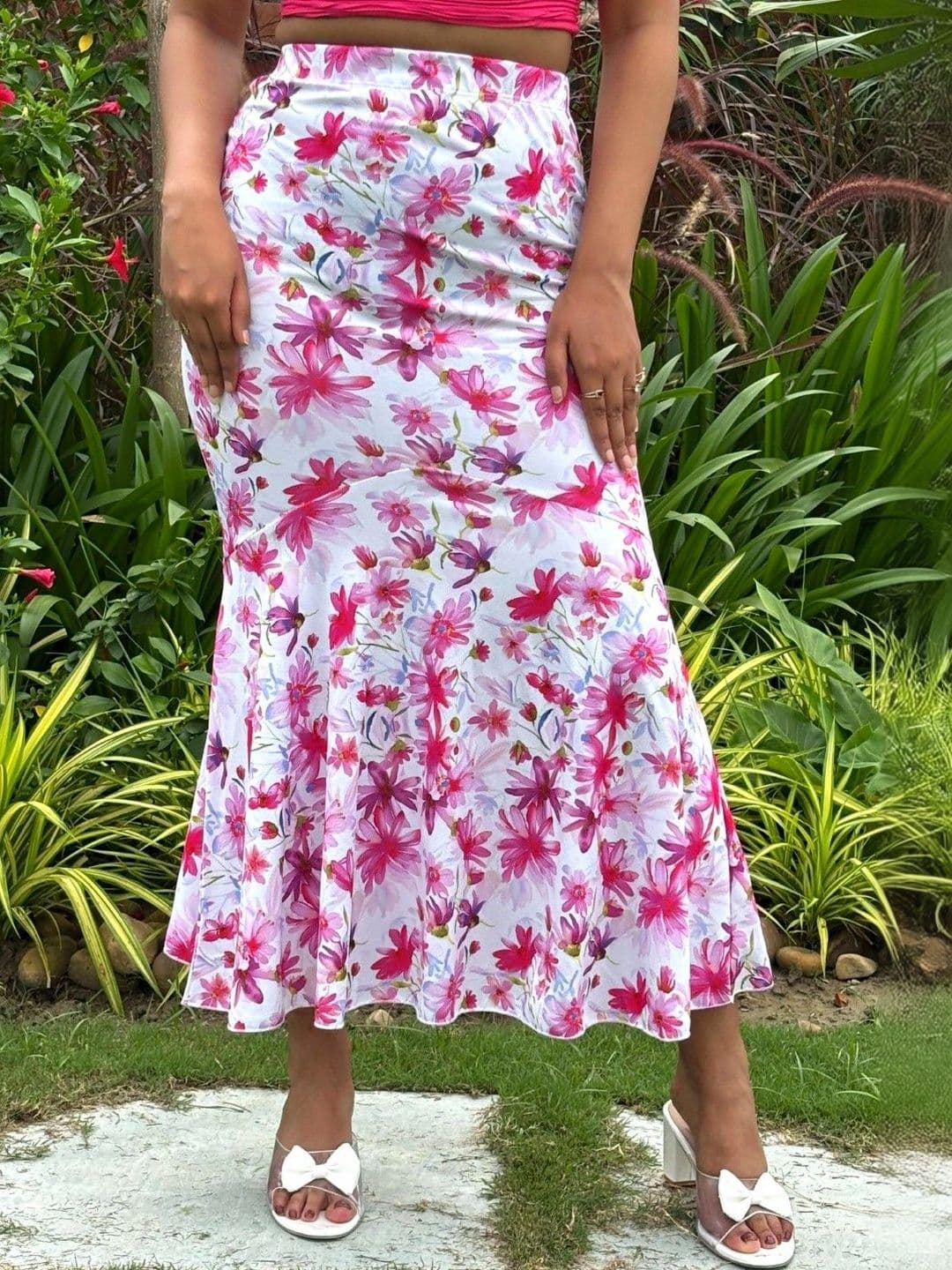 BAESD Floral Printed Maxi Skirt - view 1