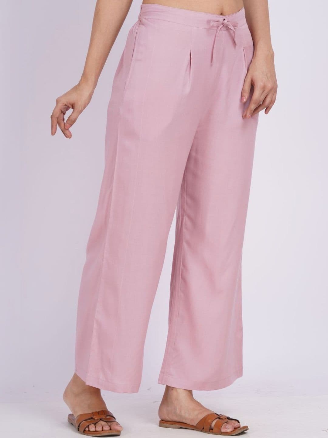 Minimul Cotton Wide Leg Palazzo Pant - view 1