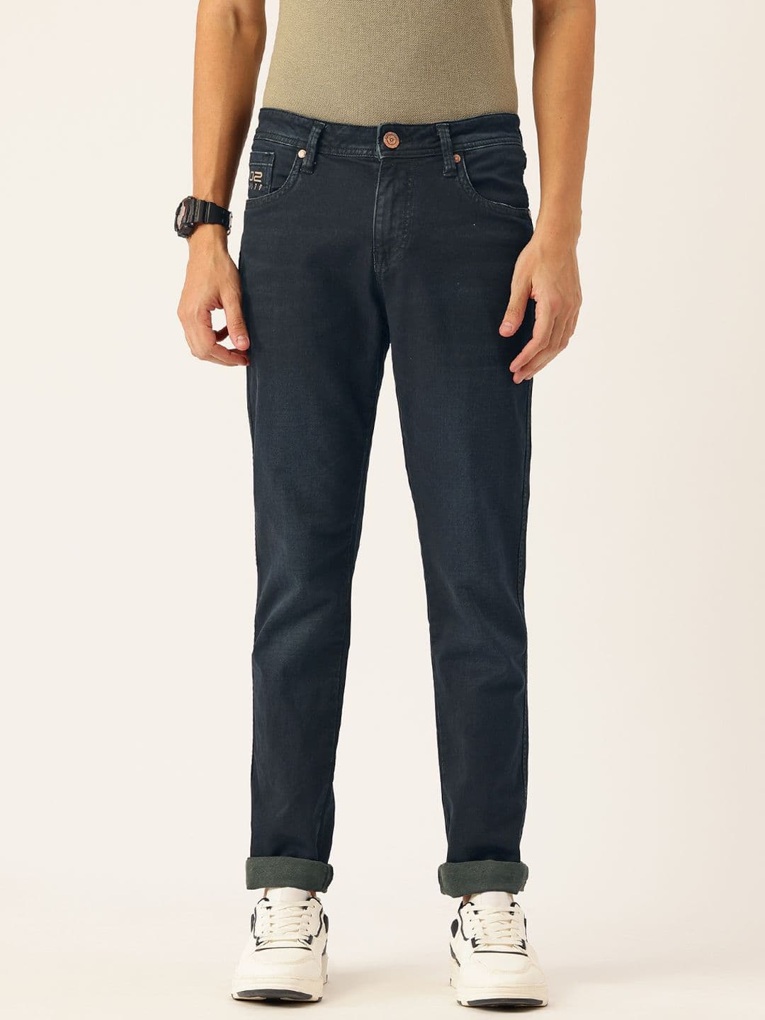 Integriti Men Skinny Fit Mid-Rise Light Fade Stretchable Jeans - view 1