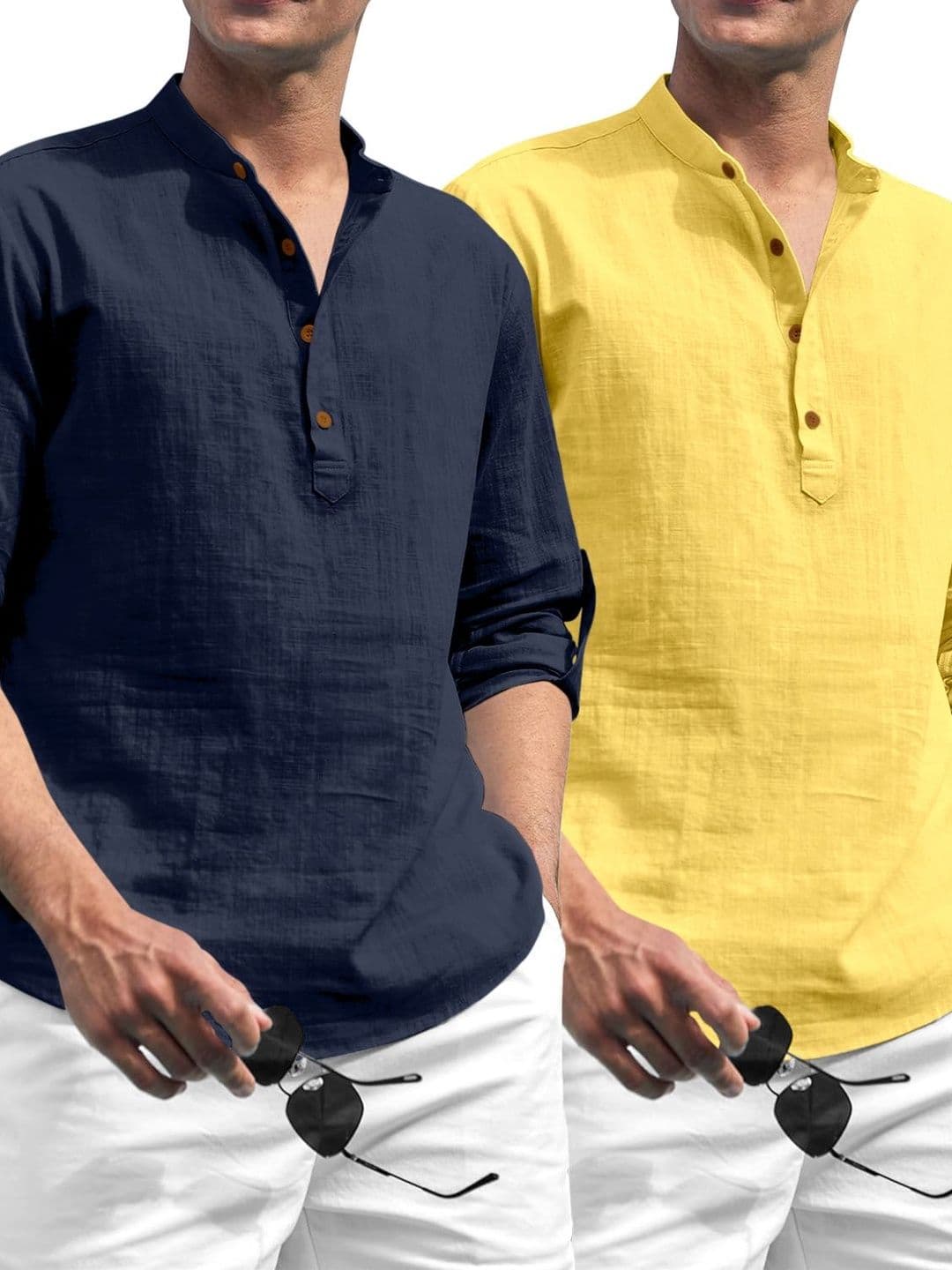 ZELINCO Men Thread Work Kurta - view 1