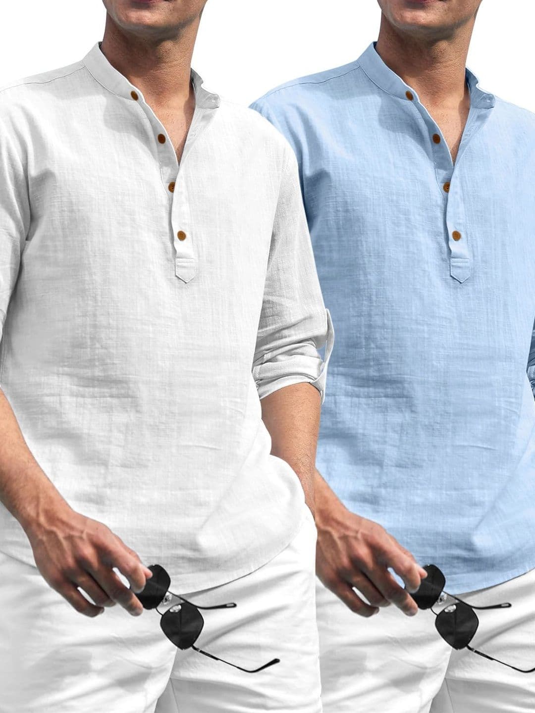 ZELINCO Men Thread Work Kurta - view 1
