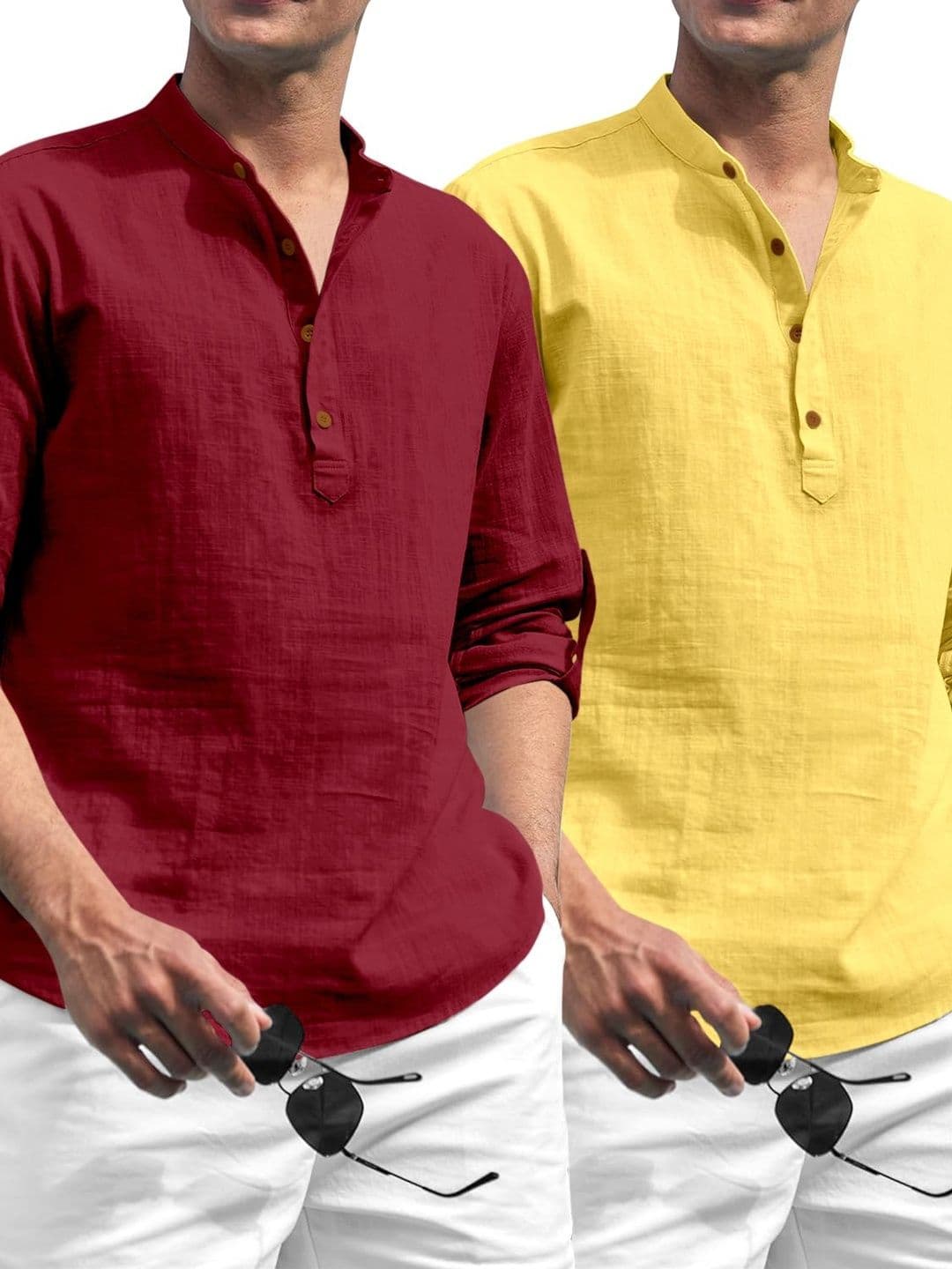 ZELINCO Men Thread Work Kurta - view 1