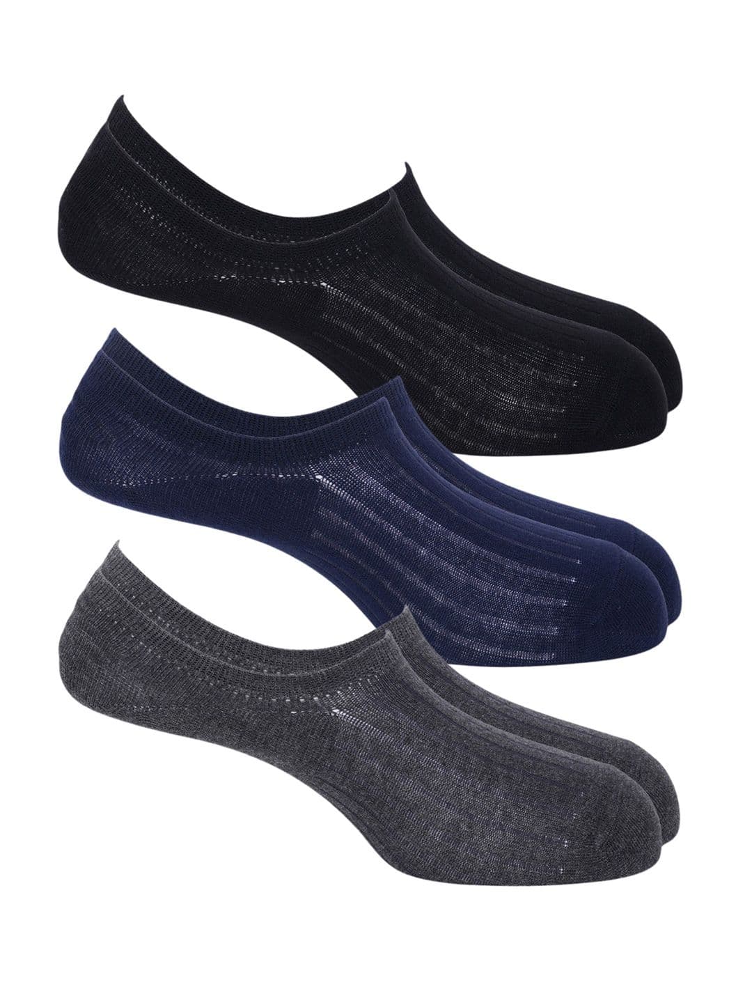 OXYZONE Men Pack Of 3 Shoe Liners-Length Socks - view 1