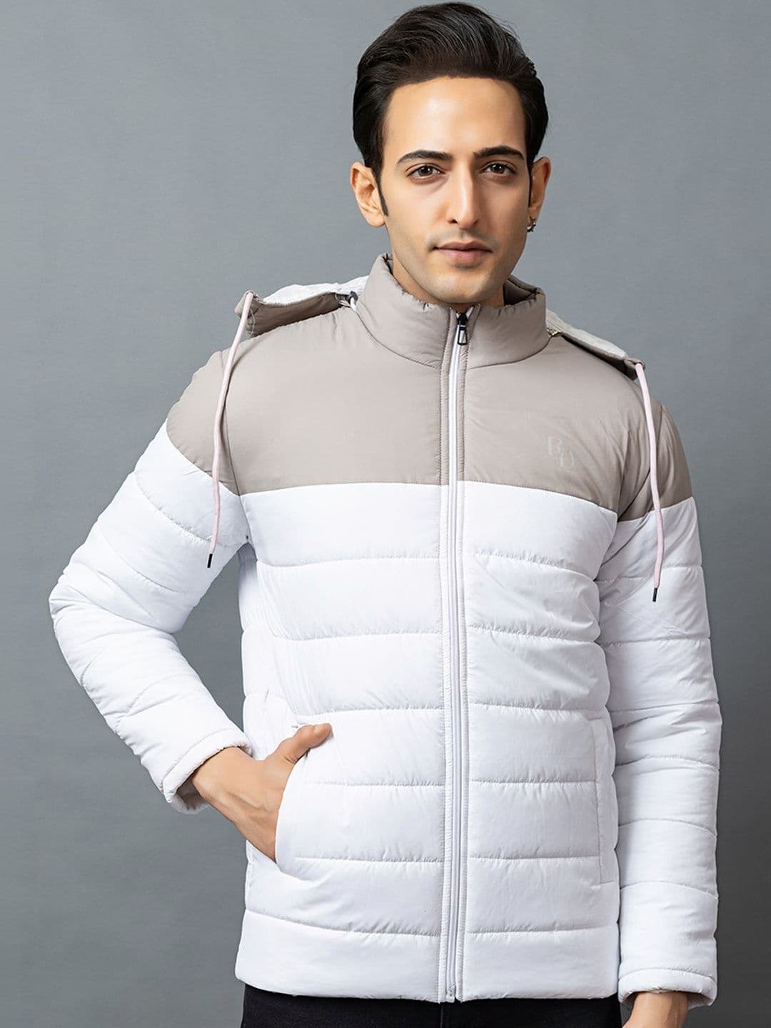 ALWAYS SHINE Men Colourblocked Lightweight Puffer Jacket - view 1