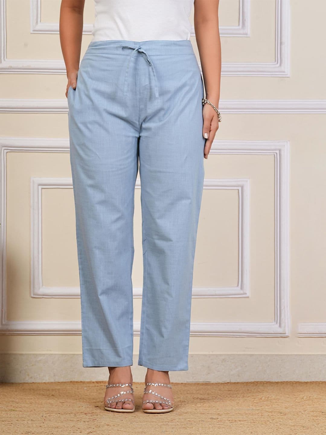 Kahili Art Women Solid Palazzos - view 1