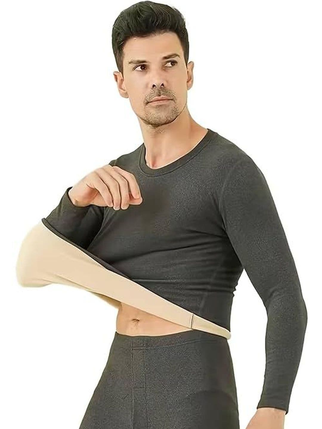 Eleg & Stilance Round Neck Ultra Soft Thermal Tops - view 1
