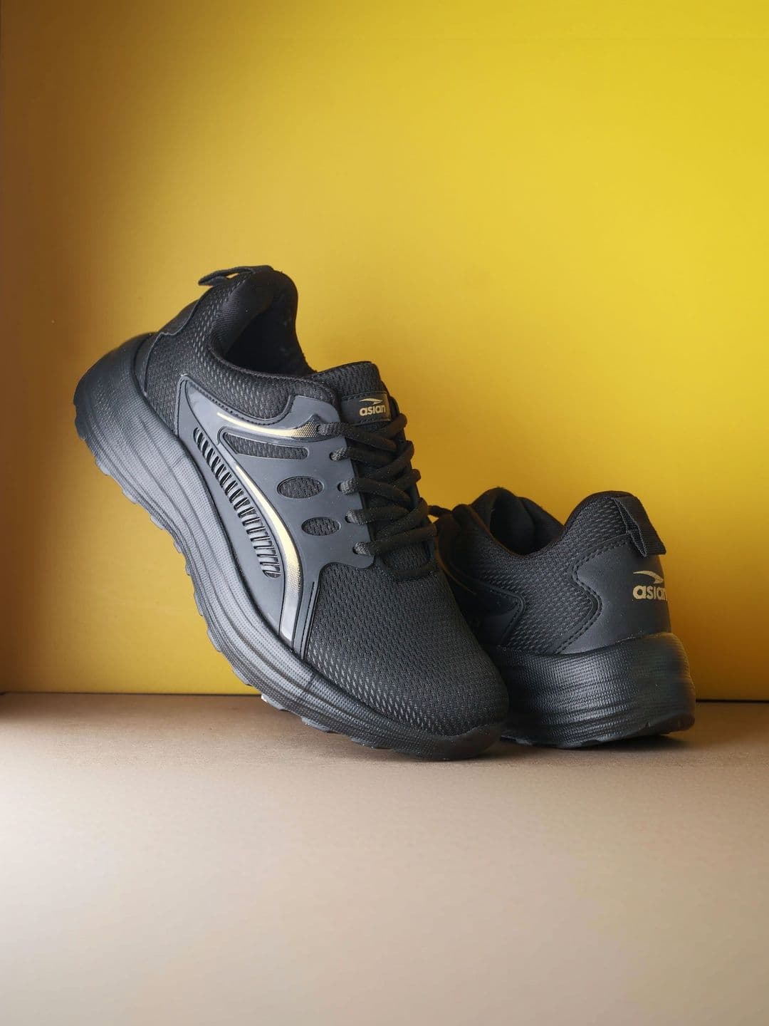 ASIAN Men Mesh Running Non-Marking Sports Shoes with Arch Support - view 1