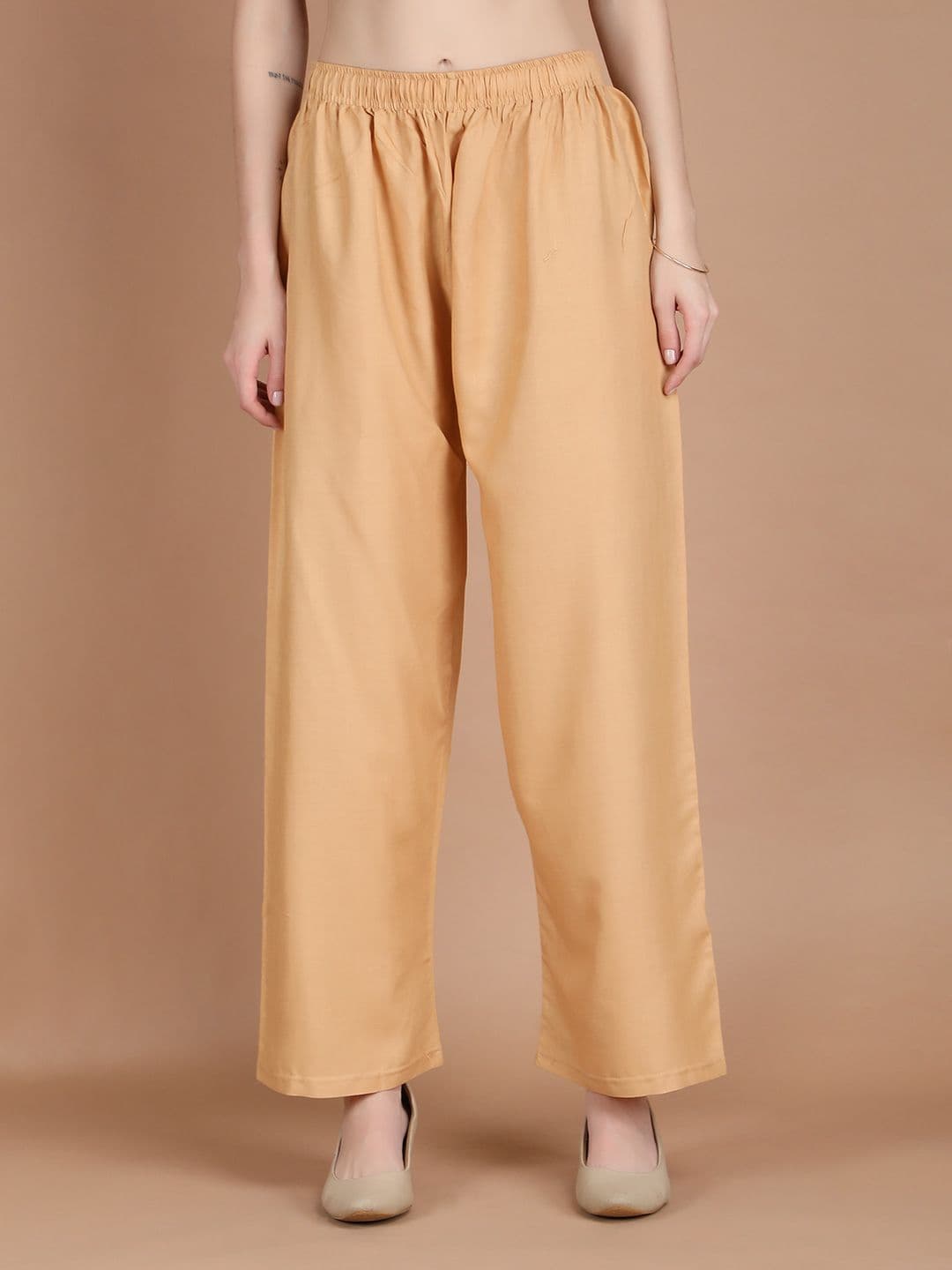 MICHAEL KOVLIN Women Wide Leg Luxe Plus Size Ethnic Palazzo - view 1