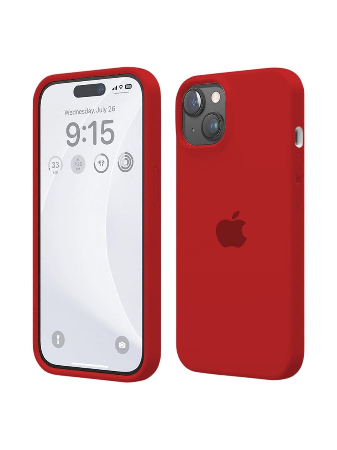 INNOPACE Silicone iPhone 15 Plus Back Case