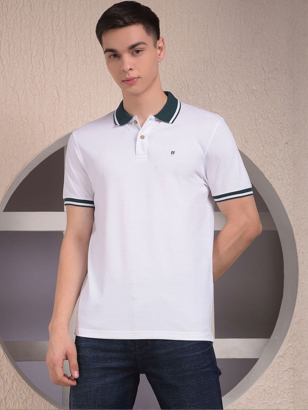 Numero Uno Men Solid Polo Collar T-shirt - view 1