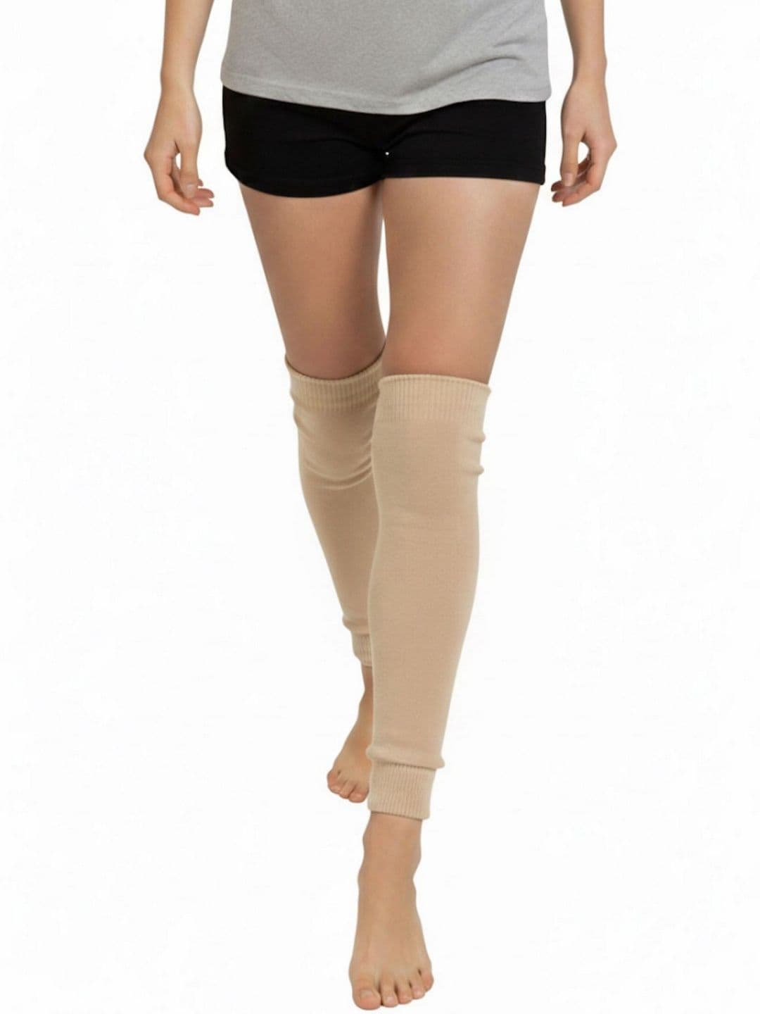 Infispace Unisex Knee-Length Leg Warmer Stretchable Wool Socks - view 1