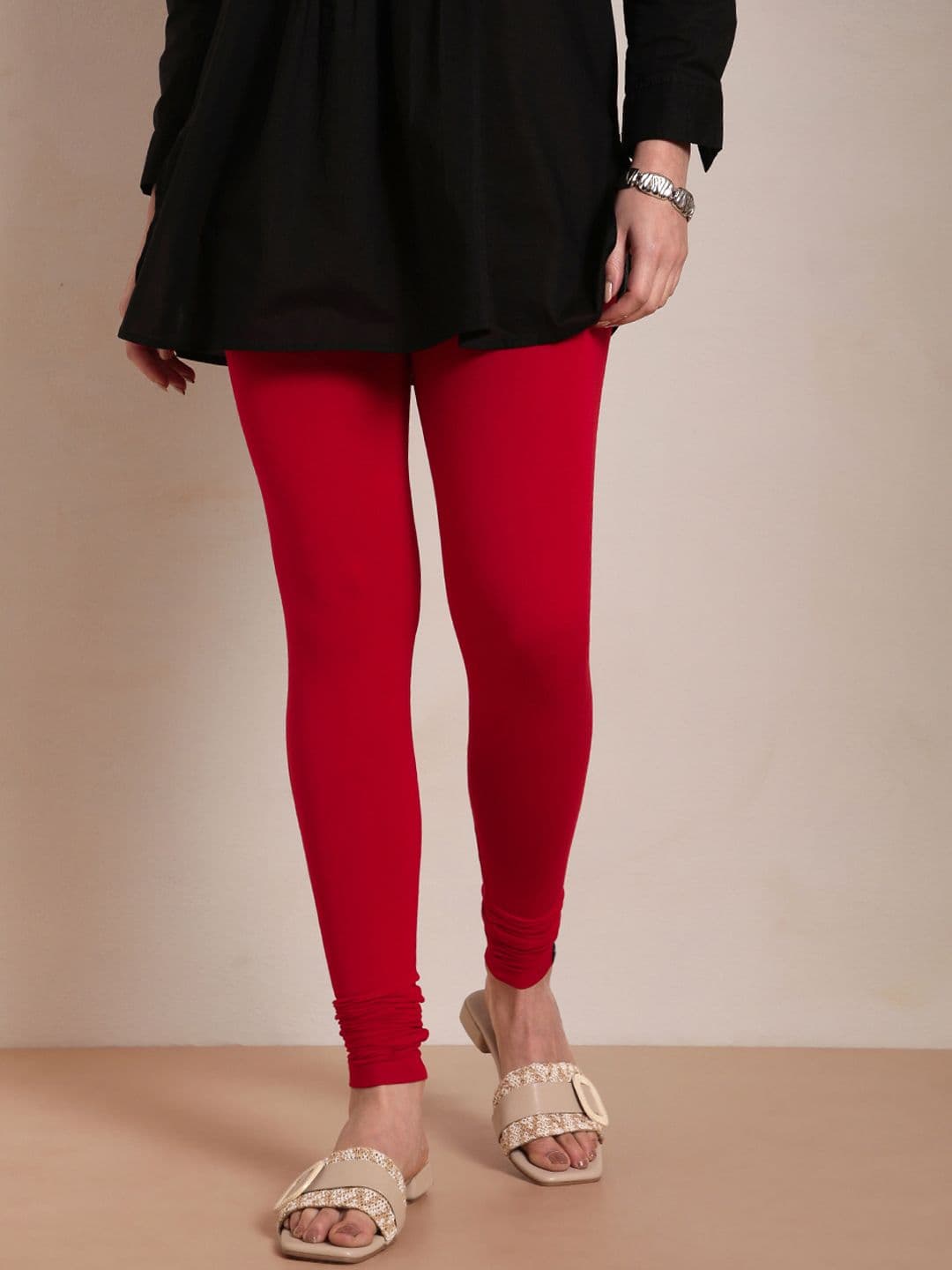 Twin Birds Churidar-Length Leggings - view 1