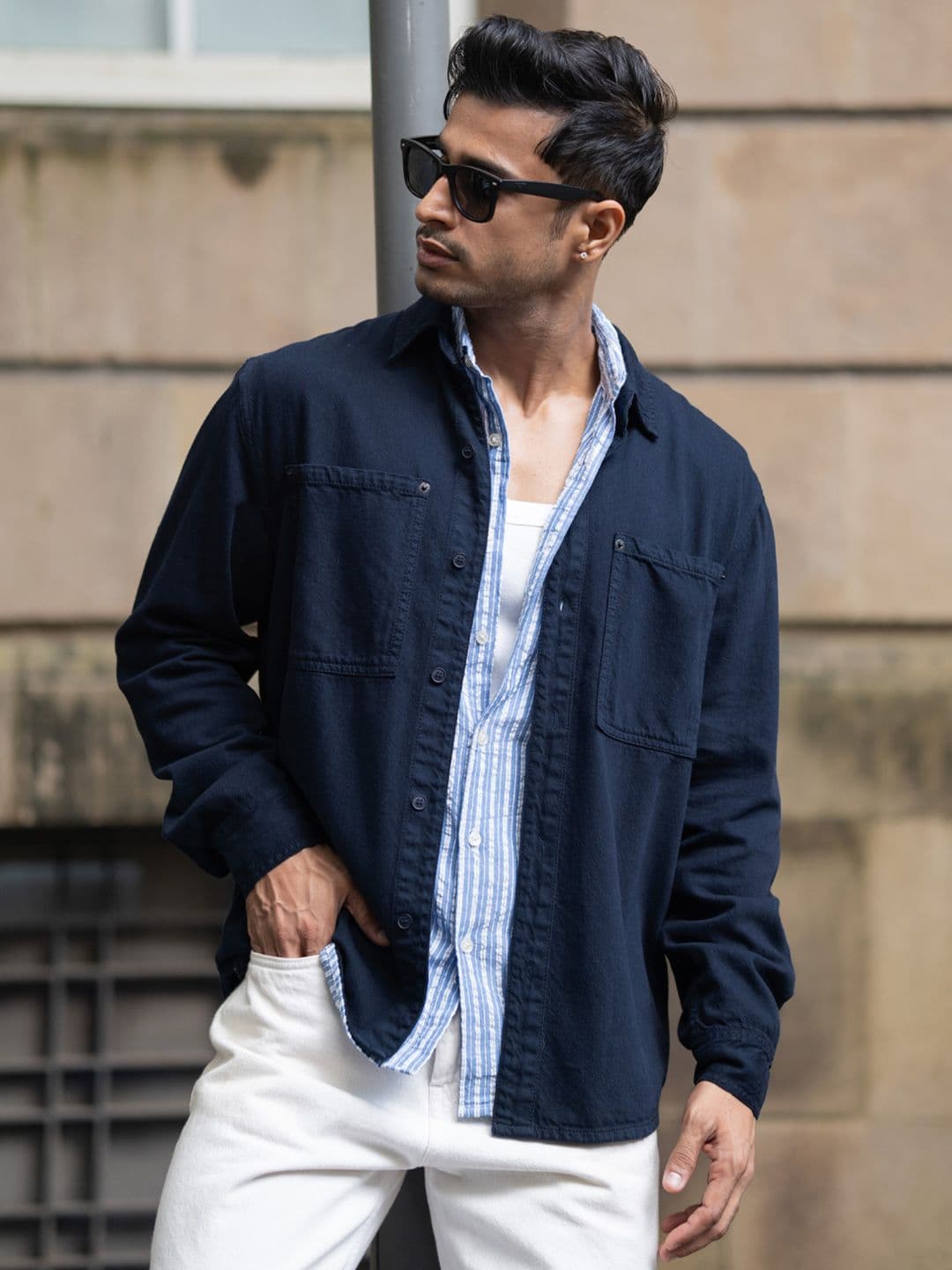 Powerlook Long Sleeves Cotton Shirt - view 1