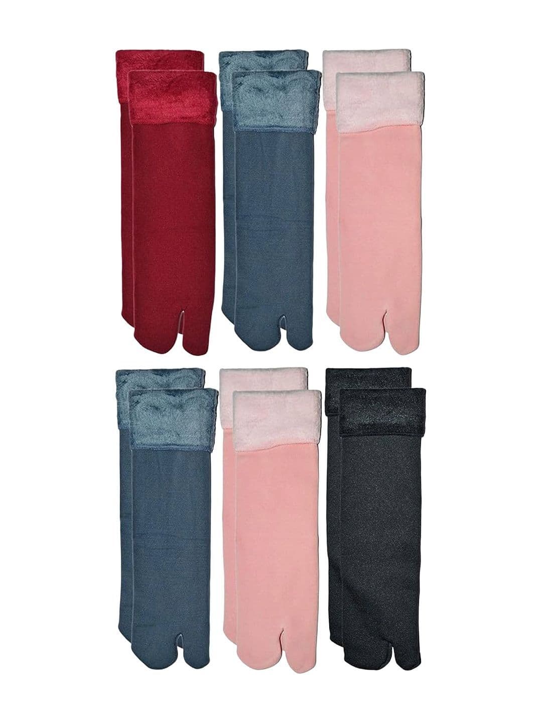 SECRETS BY ZEROKAATA Unisex Pack Of 6 Calf-Length Assorted Socks - view 1