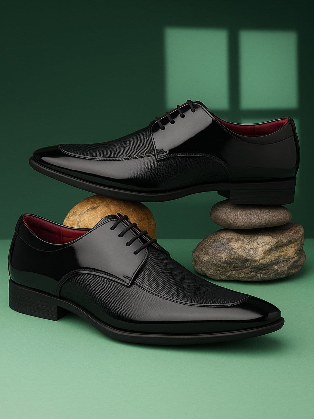 INVICTUS Men Textured Formal Derbys Formal shoes - view 1