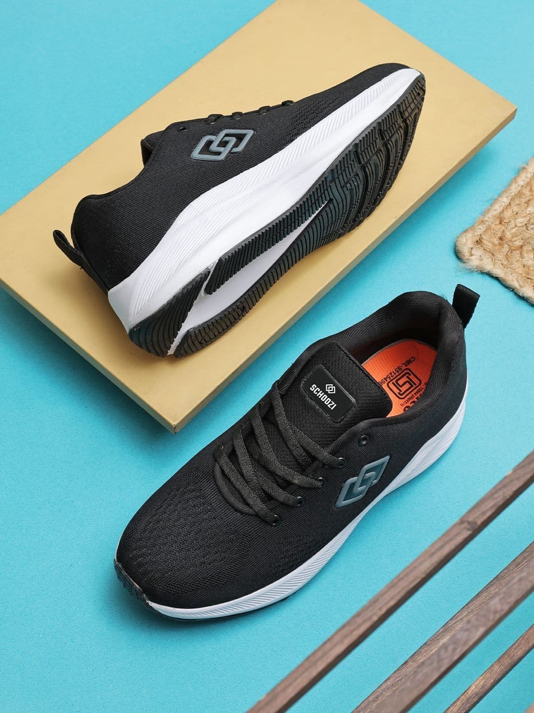 SCHOOZI Men Mesh Non-Marking Running Sports Shoes - view 1