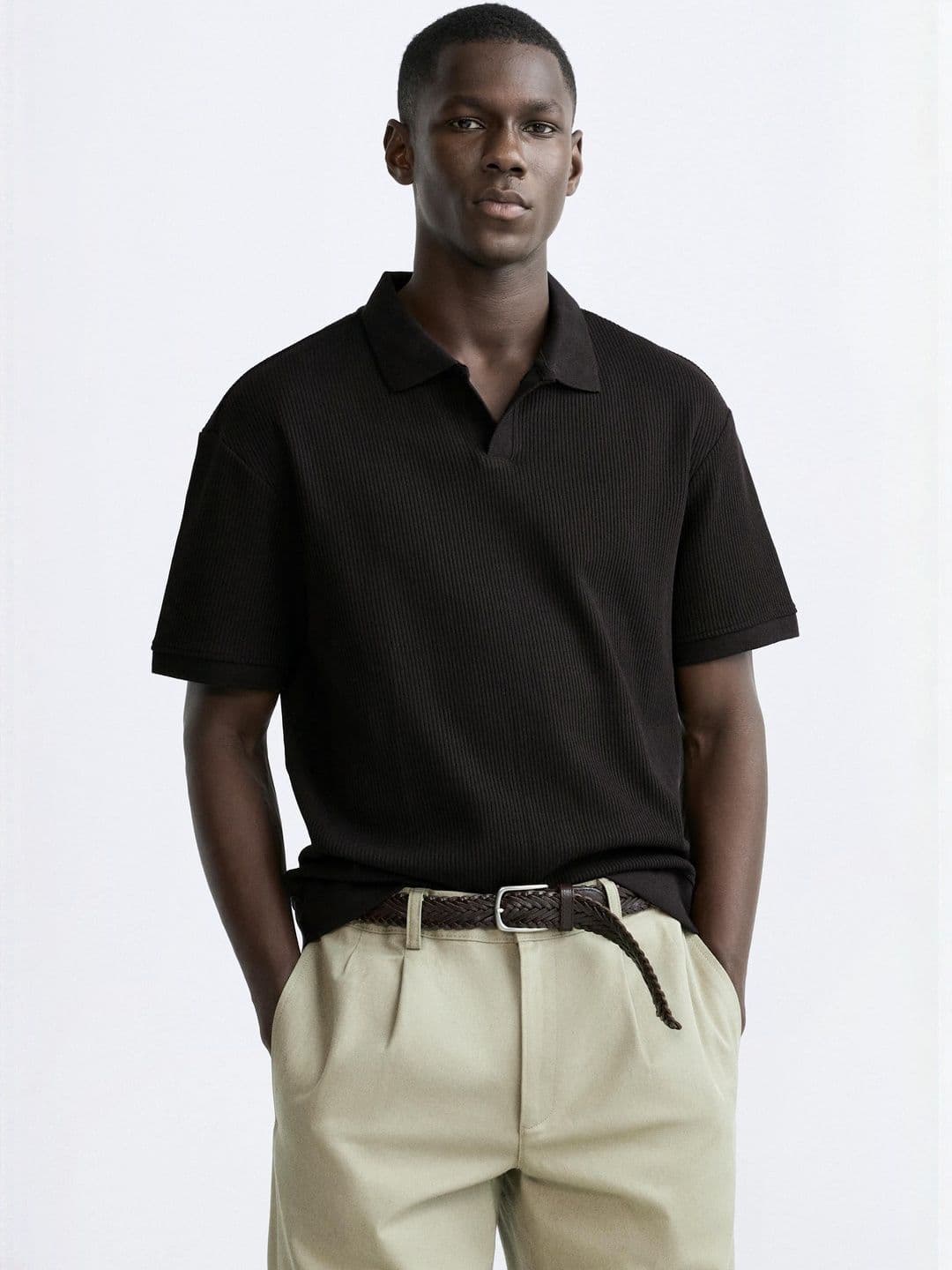 Alan Jones Men Polo Collar T-shirt - view 1