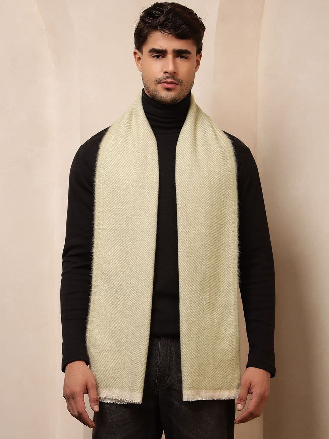 HANDICRAFT PALACE Men Patterned Muffler - view 1