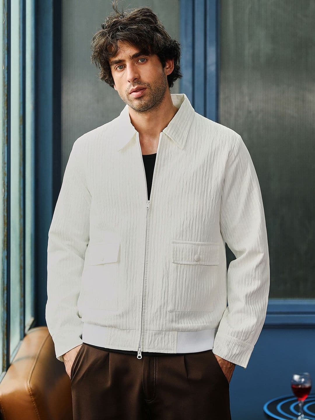 CAHOOT Spread Collar Lightweight Bomber Jacket - view 1