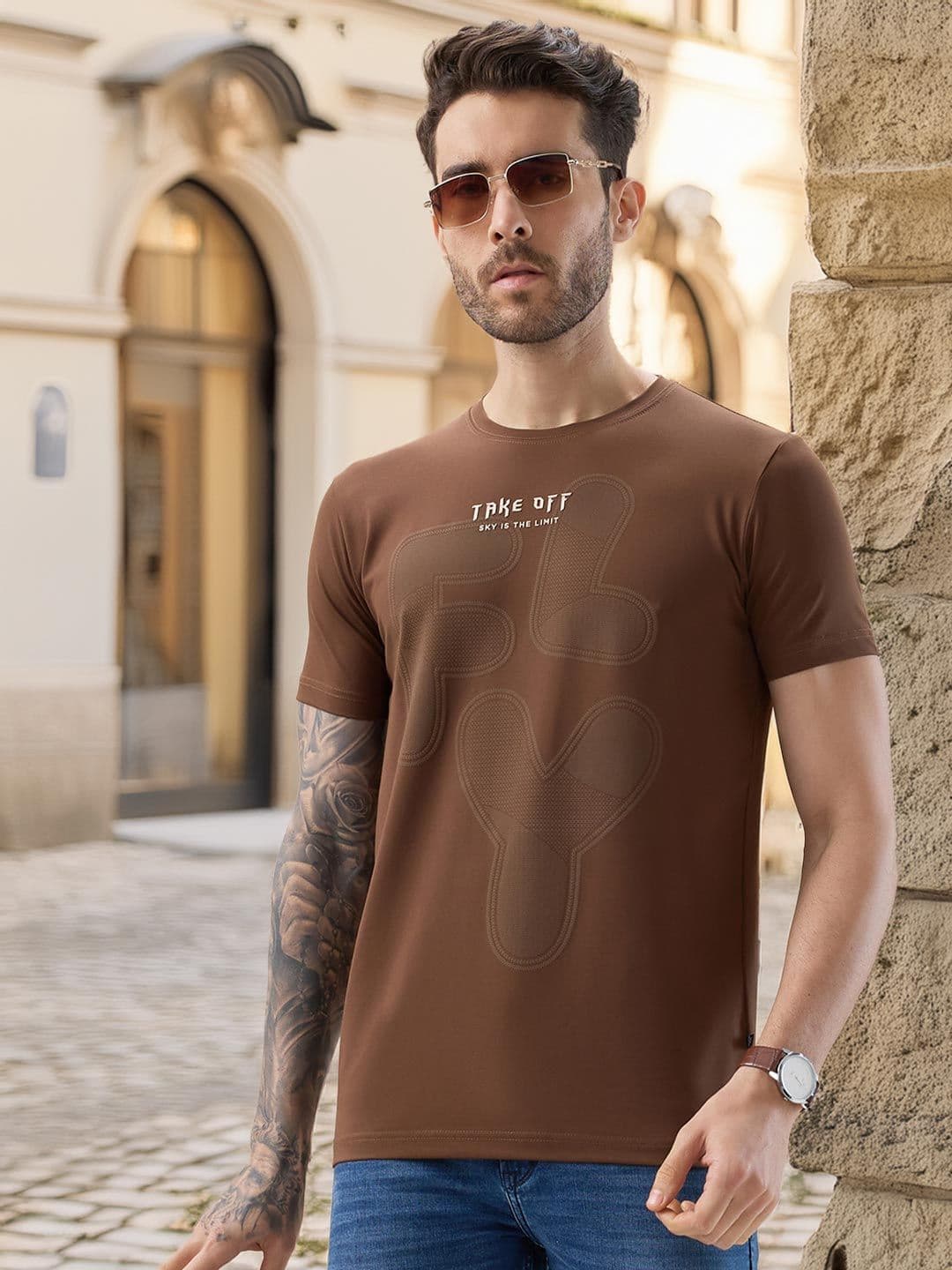 Status Quo Men Typography Printed T-shirt - view 1