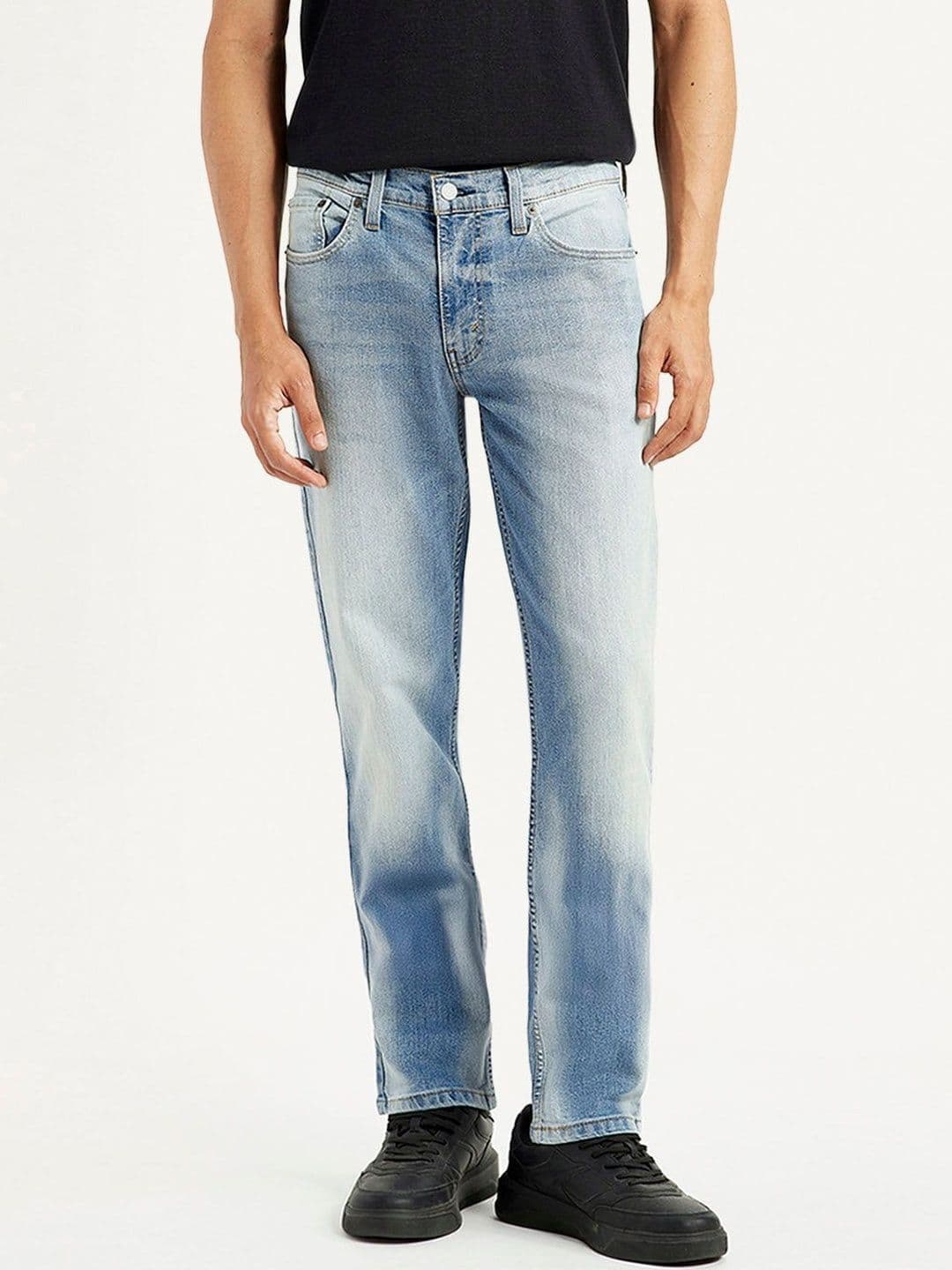 Levis Men Classic Slim Fit Mid-Rise Heavy Fade Stretchable Jeans - view 1