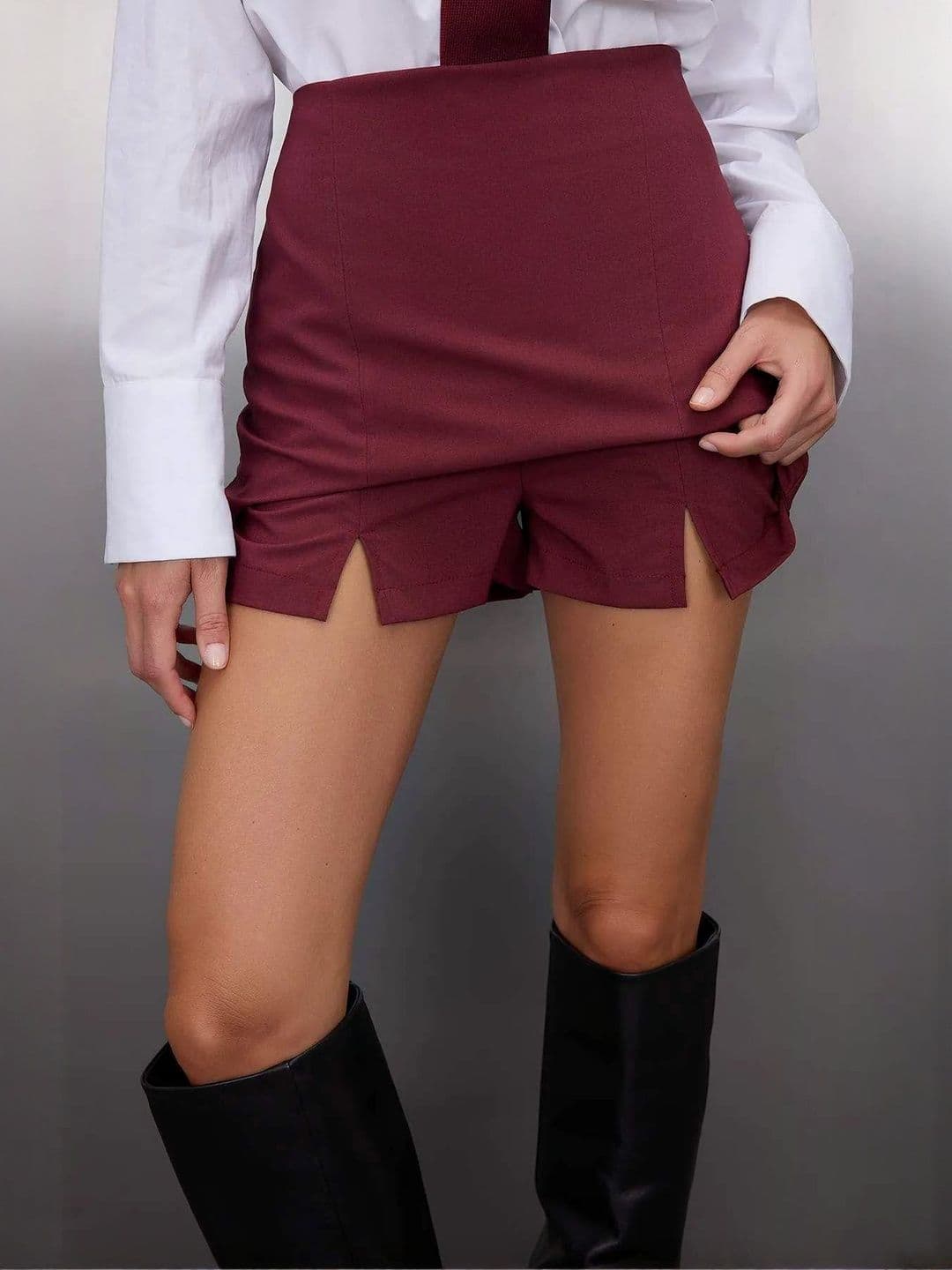 Trendyol Women Solid Mini Skorts - view 1