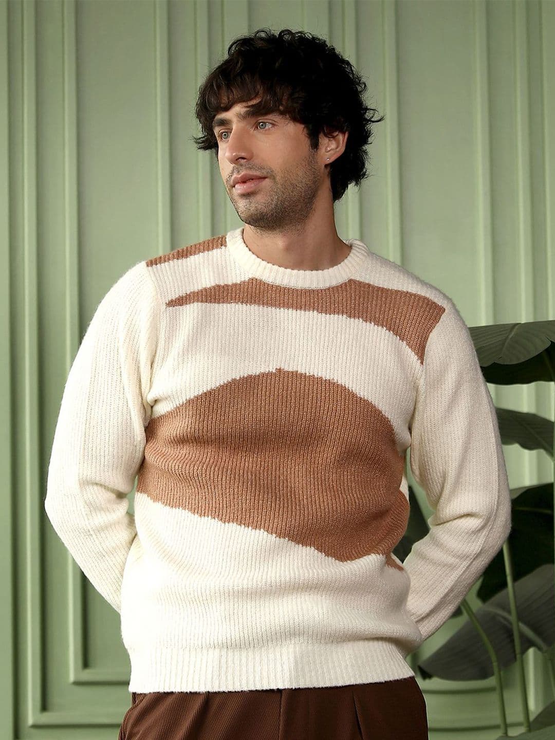 CAHOOT Men Colourblocked Pullover