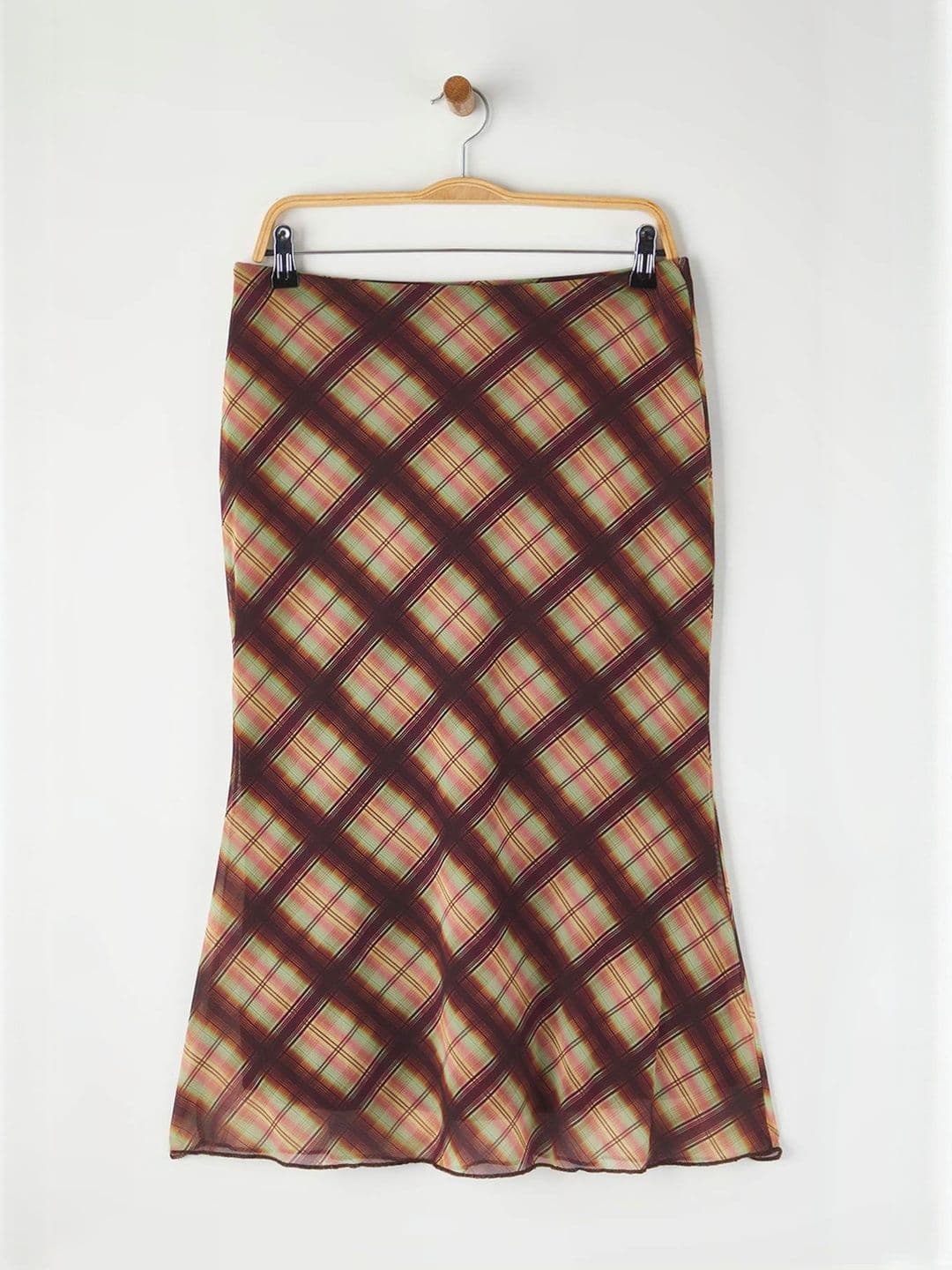 Trendyol Women Checked Pencil Midi Skirt - view 1