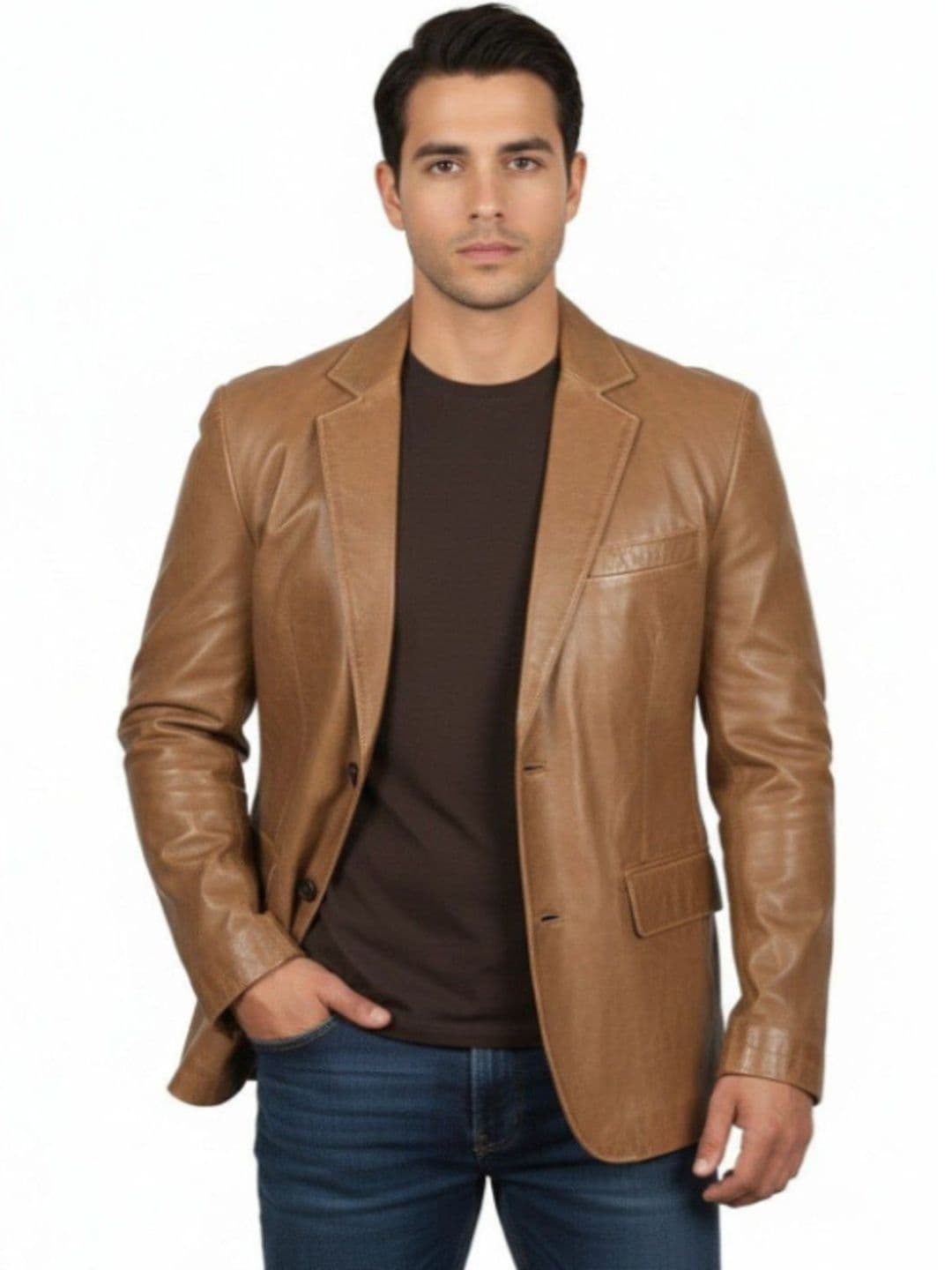 Tokio Enterprise Men Lapel Collar Solid Tailored Jacket - view 1