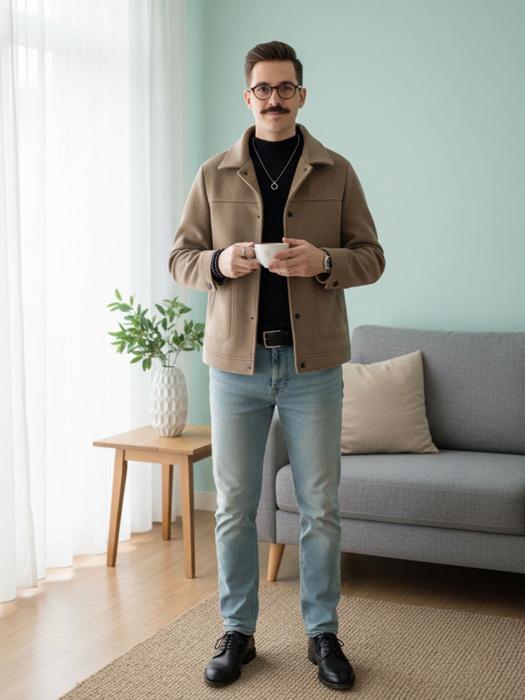 Mast & Harbour Men Solid Tailored Jacket - view 1
