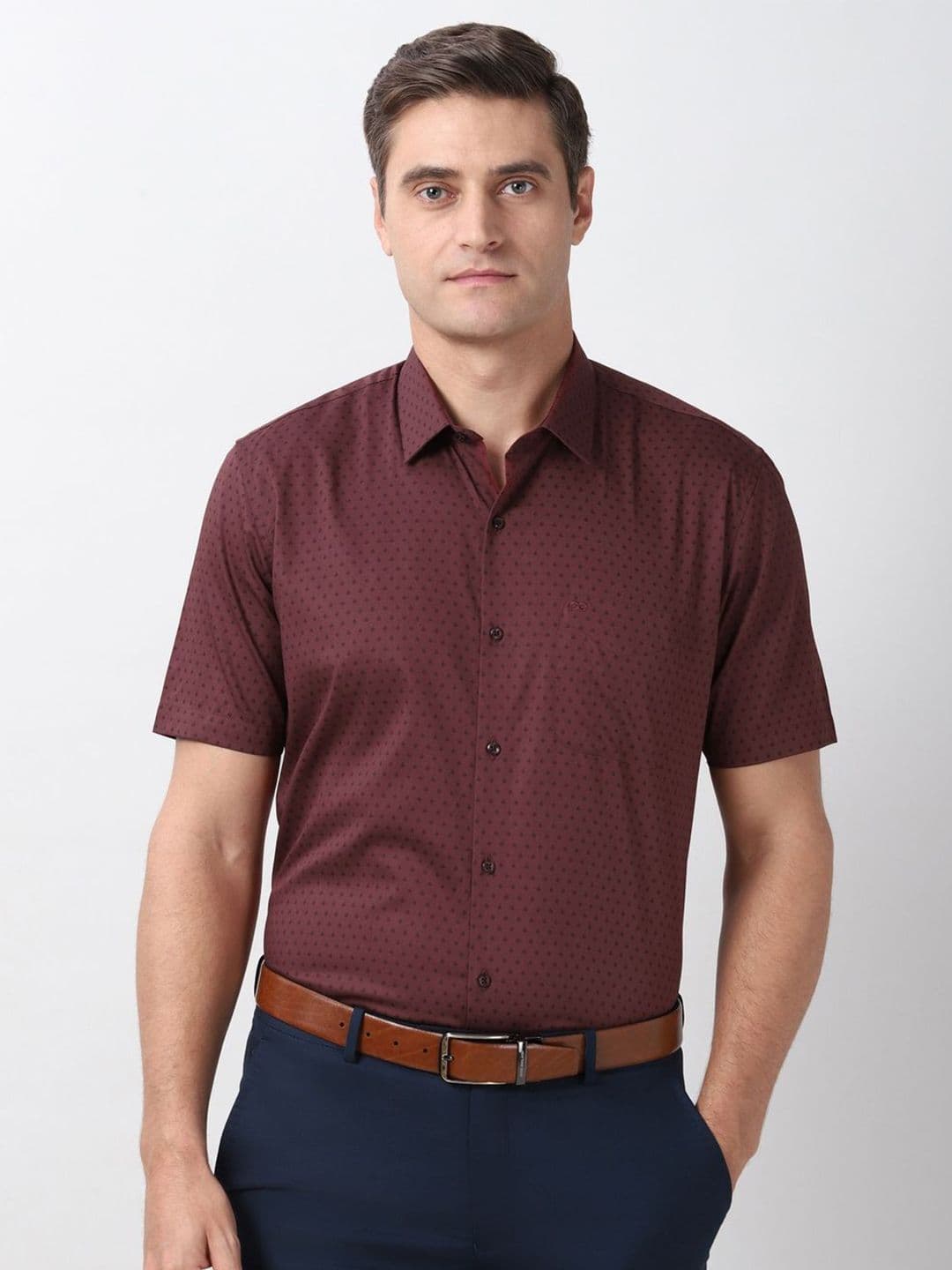 Peter England Men Printed Casual Shirt - view 1