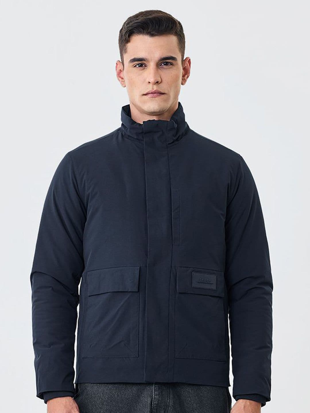 Snitch Navy Solid Jacket - view 1