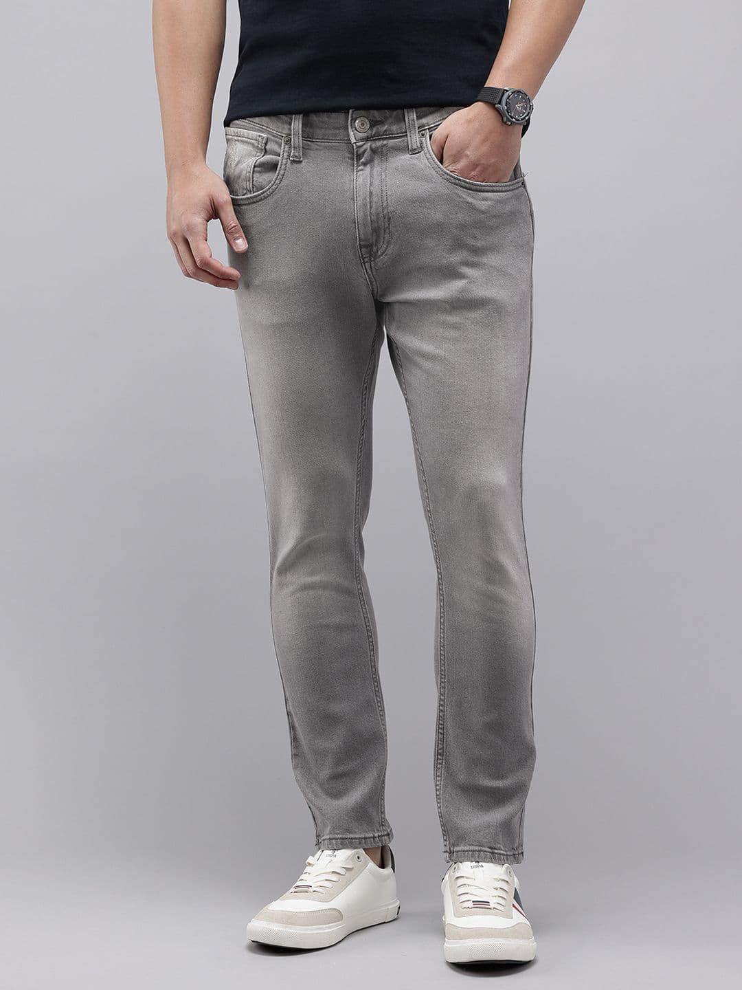 U.S. Polo Assn. Denim Co. Men Henry Skinny Fit Light Fade Stretchable Jeans - view 1