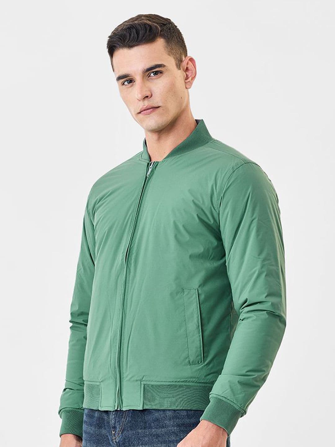 Snitch Men Reversible Collarless Padded Jacket - view 1