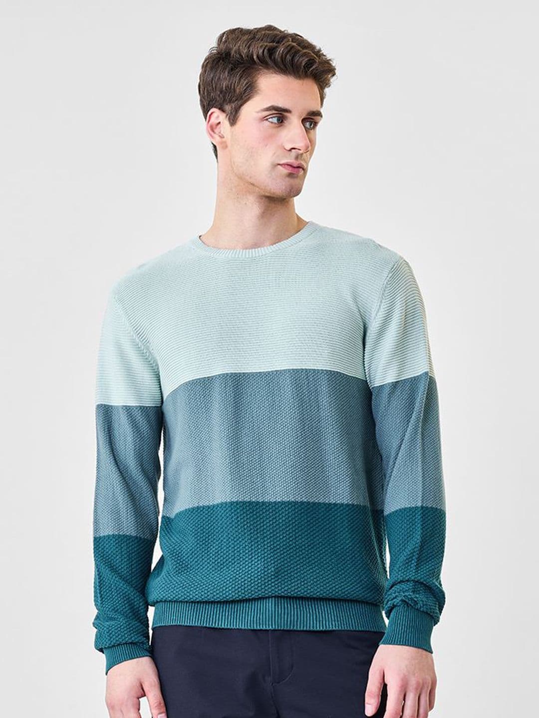 Snitch Men Colourblocked Pullover - view 1
