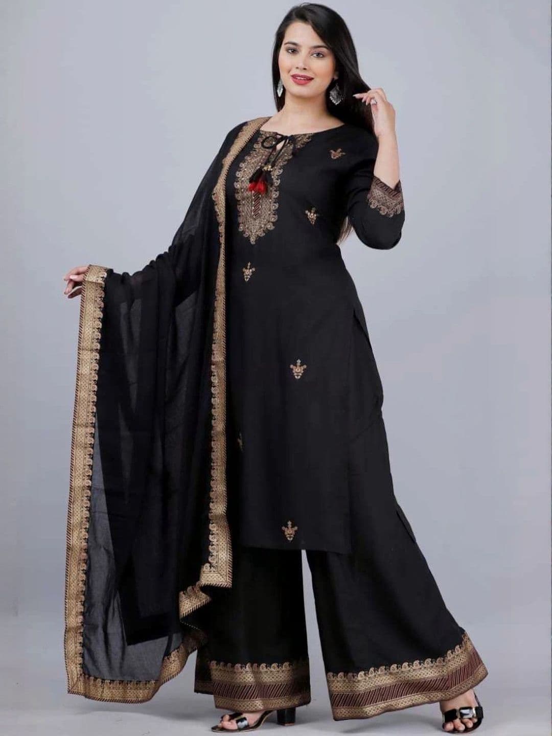 shoecom Ethnic Motifs Printed Kurta Set - view 1