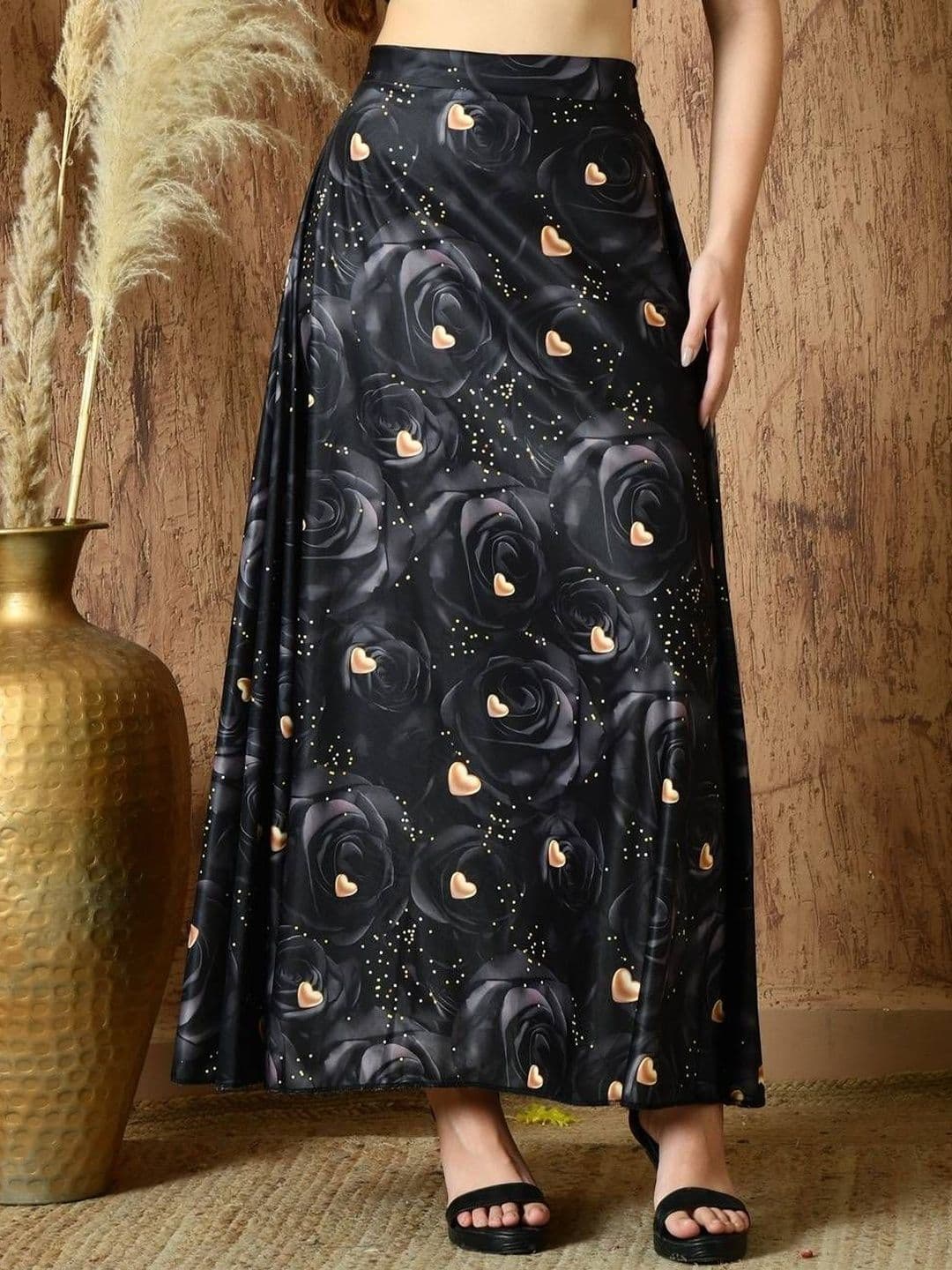 Vagisha Women Floral Printed Flared Maxi Skirt - view 1