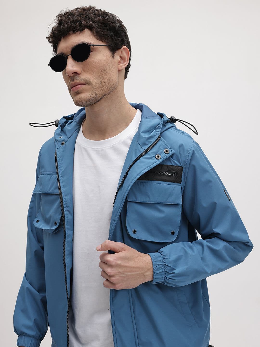 The Roadster Life Co. Hooded Tailored Jacket with Box Pockets - view 1