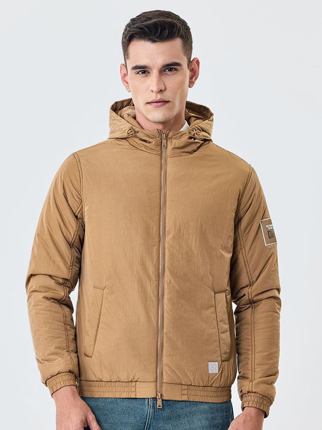 Snitch Tan Plain Jacket - view 1